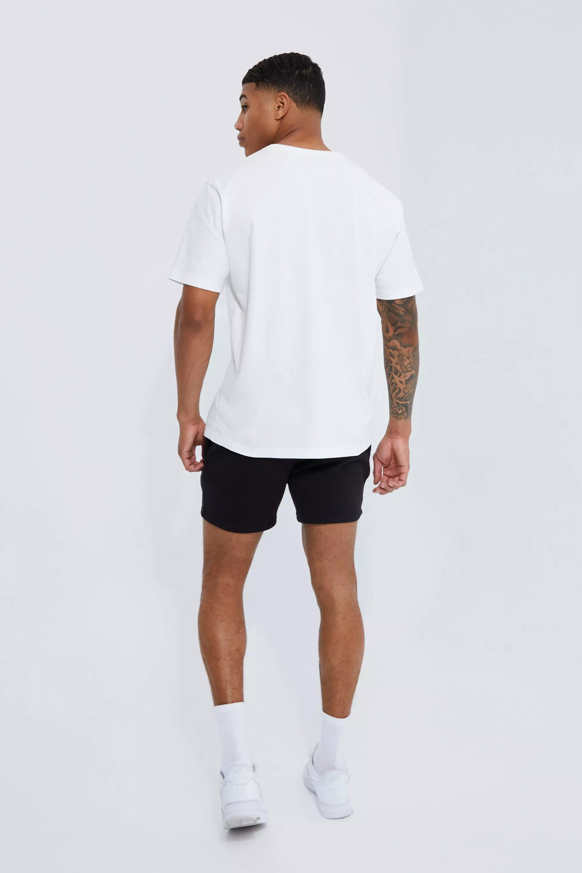 Basic Slim Fit Short Length Sweat Shorts