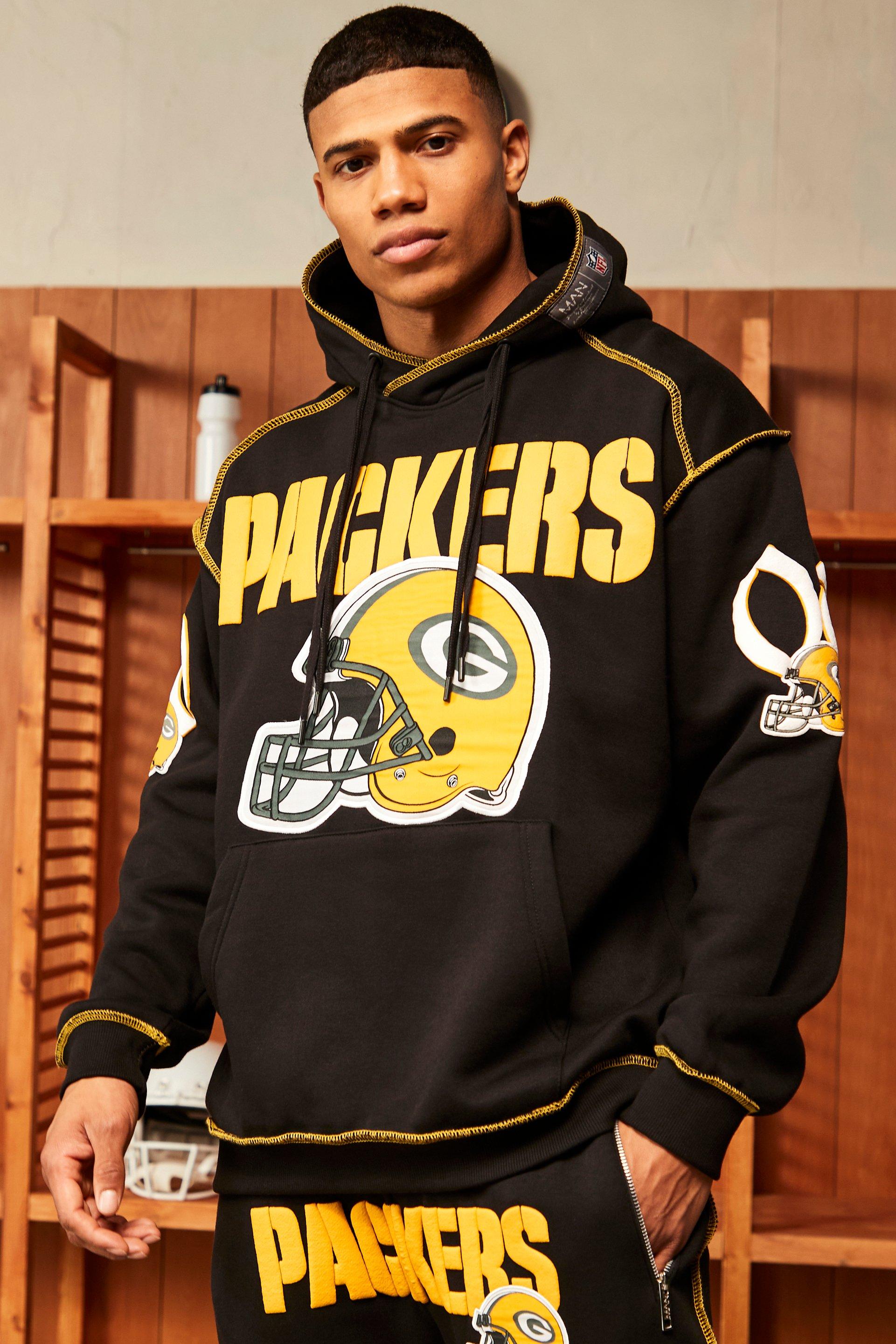 Nfl Oversized Packers Applique Hoodie