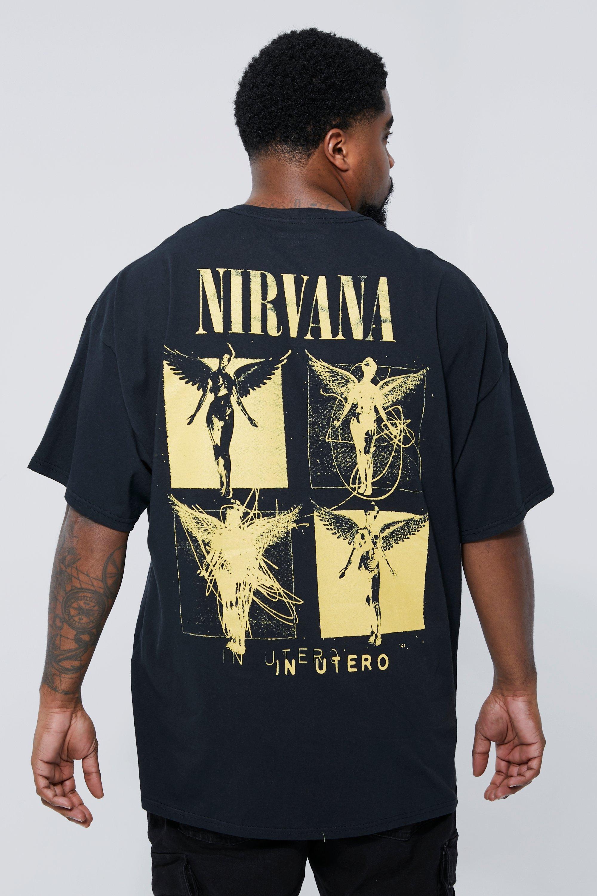 Men s Nirvana T Shirts boohooMAN USA