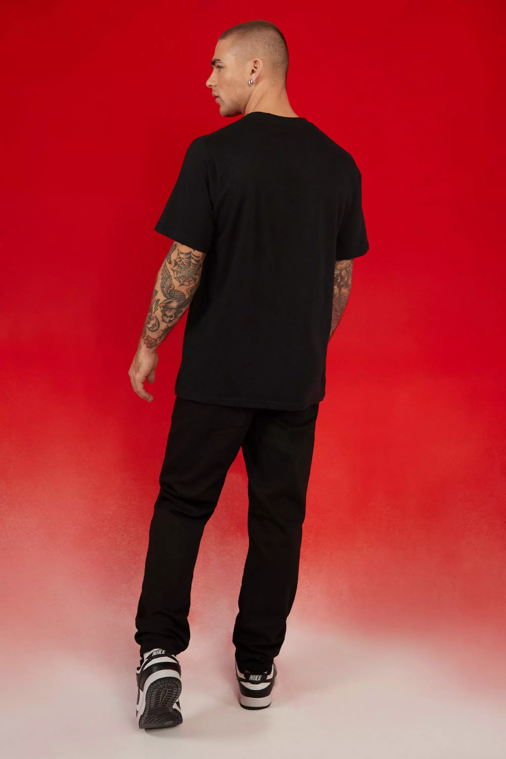 Black Amour Print T-shirt alternative image