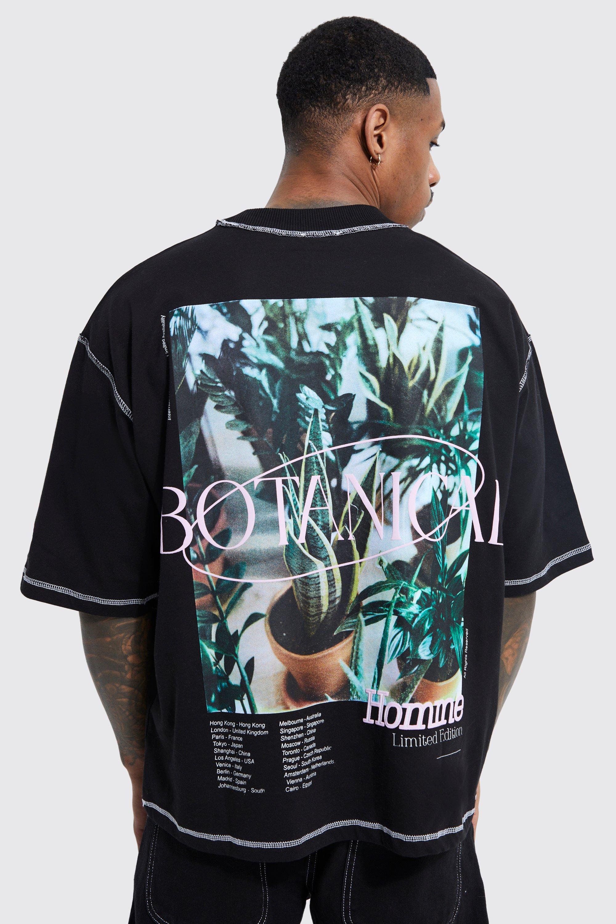 Oversized T-shirt With Los Angeles Back Print from Boohooman on