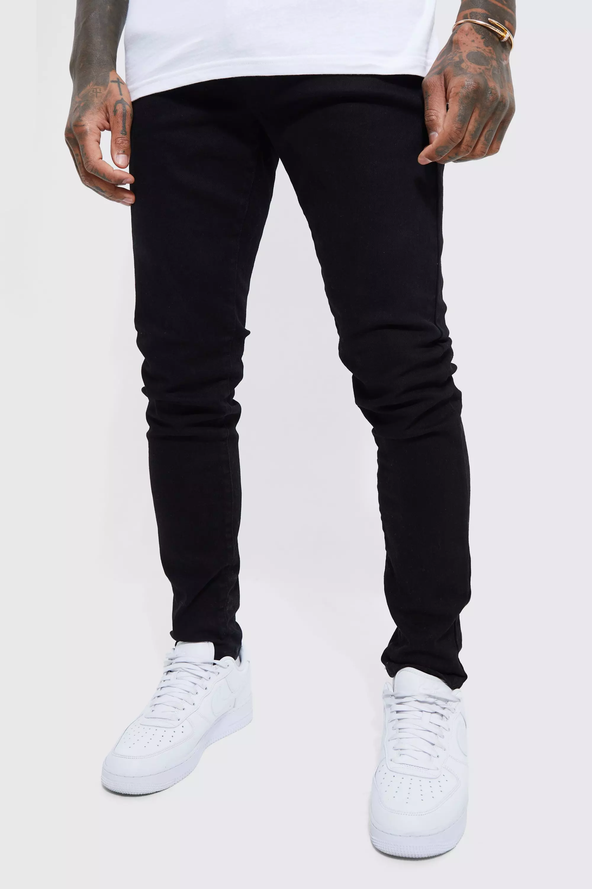 boohooman.com | Skinny Stretch 2 pack Jeans
