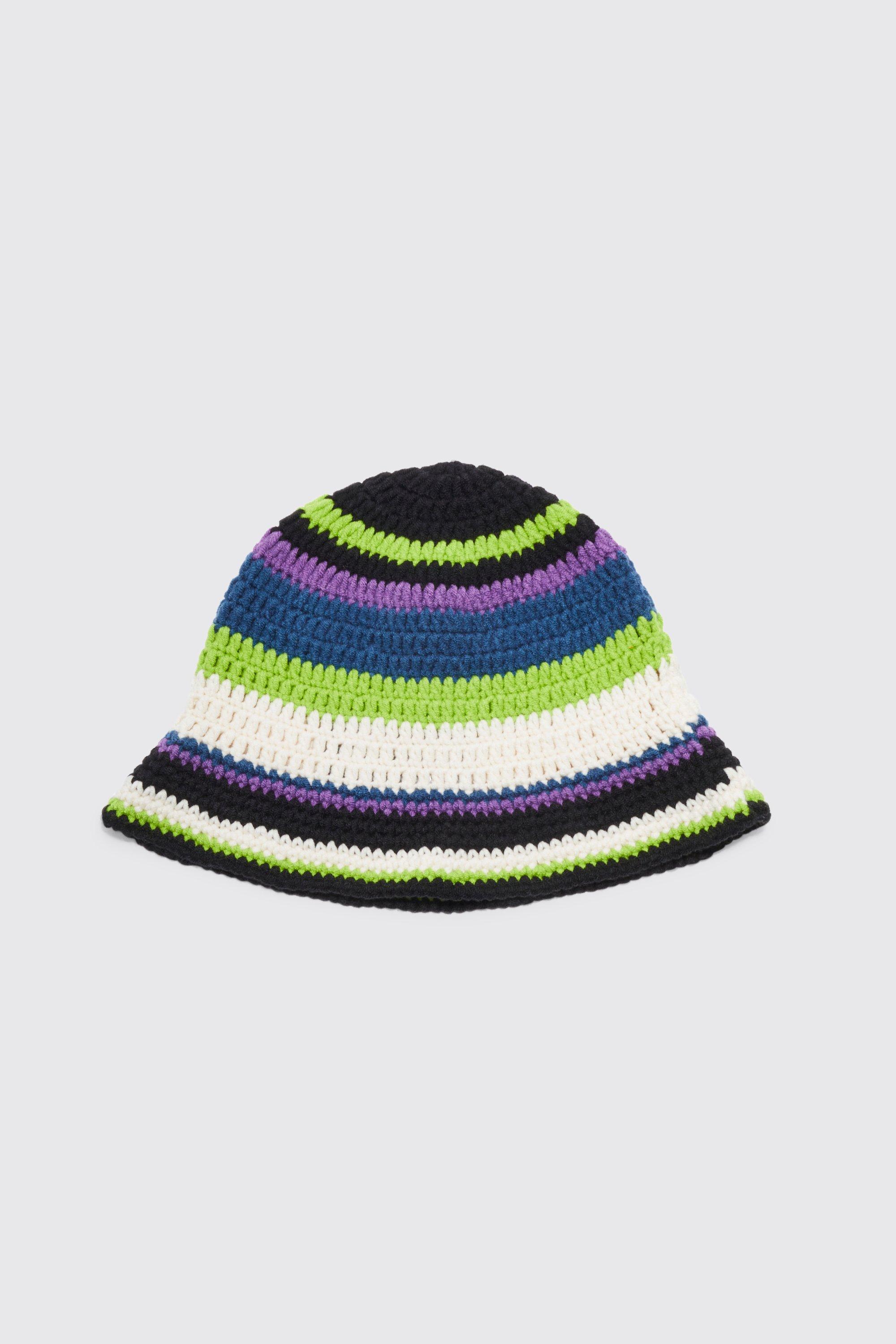 LV Crochet Stripes Bucket Hat S00 - Men - Accessories