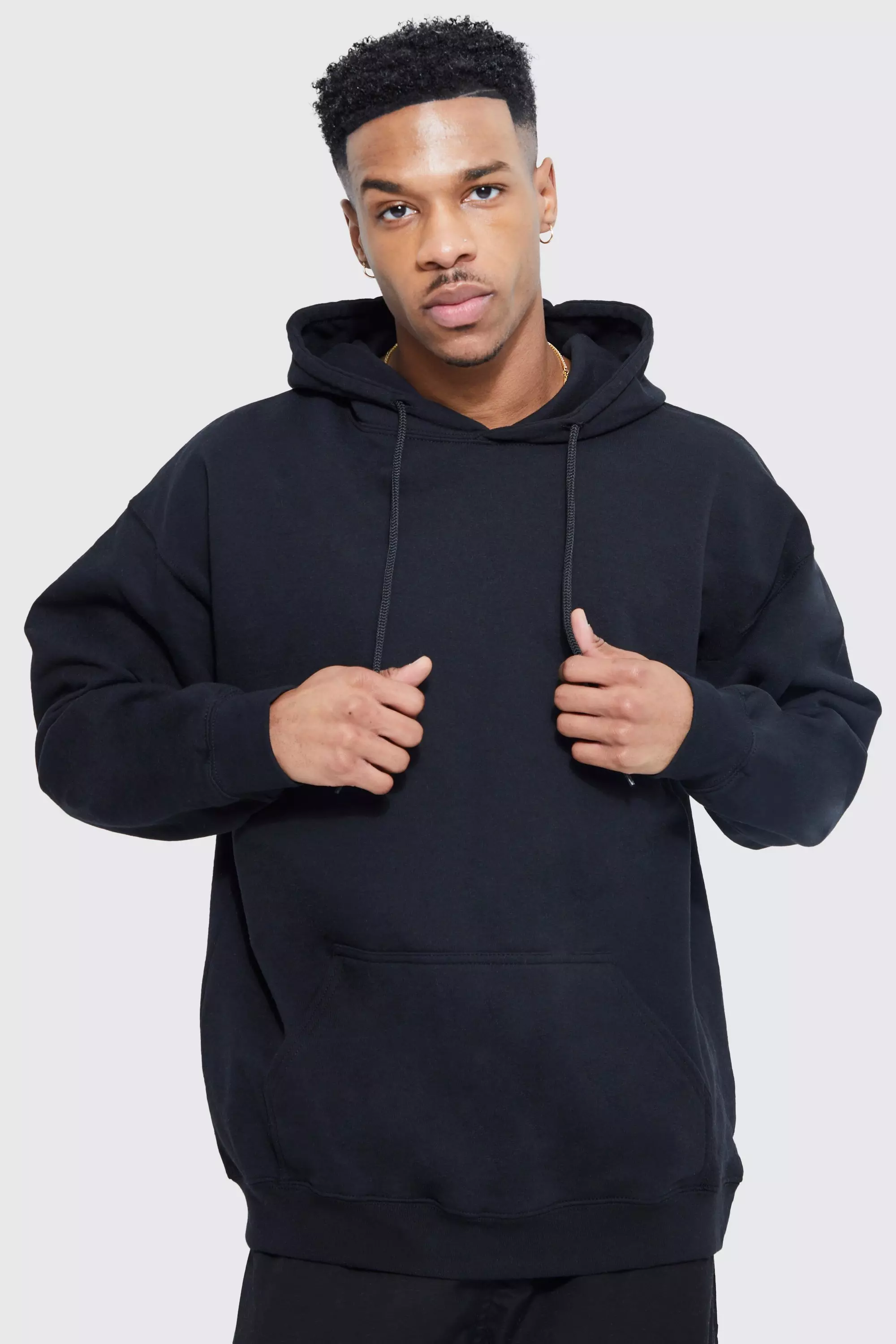 Oversized Nasa Back Graphic Hoodie boohooMAN UK