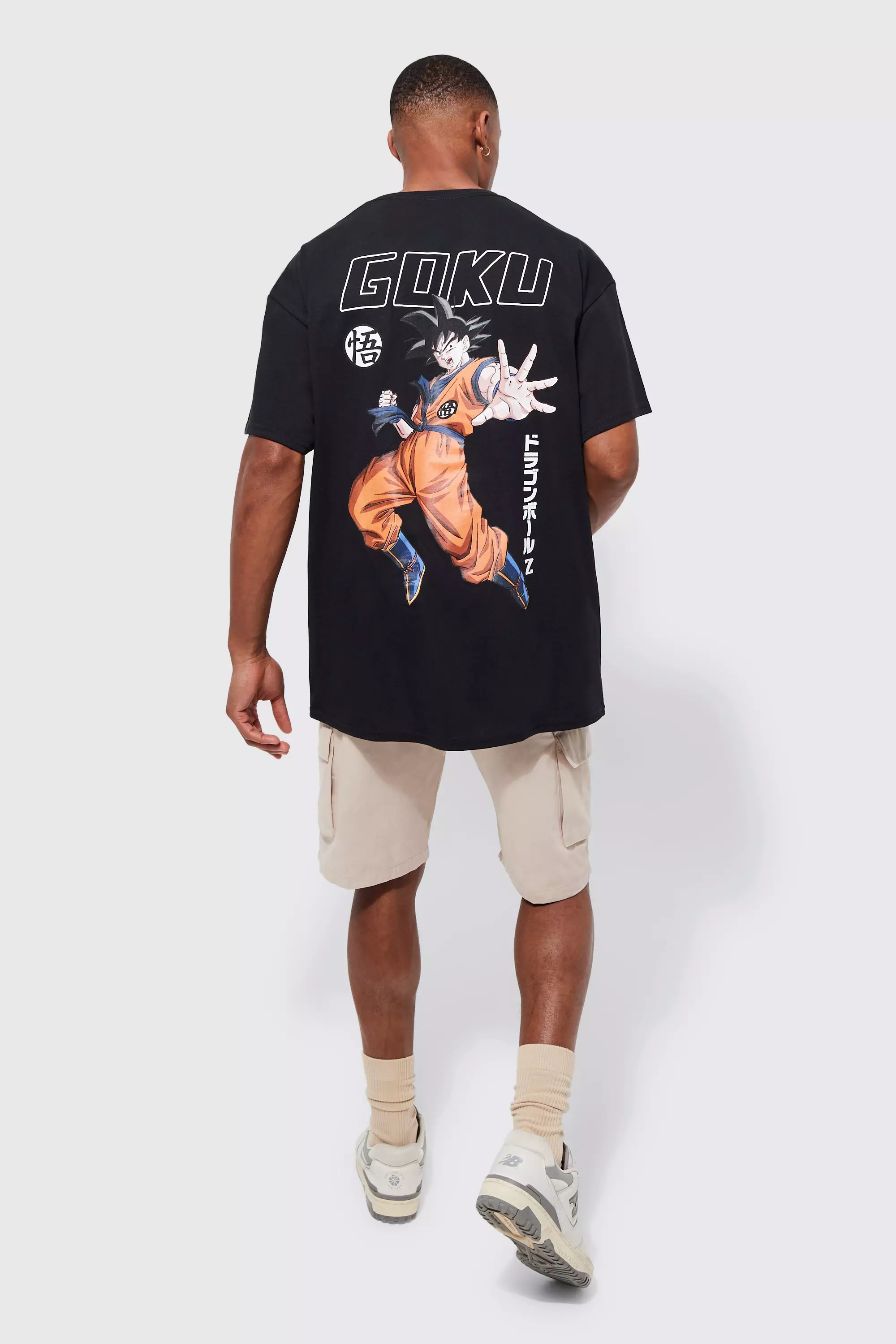 Black Oversized Dragonball Z Goku License T-shirt alternative image