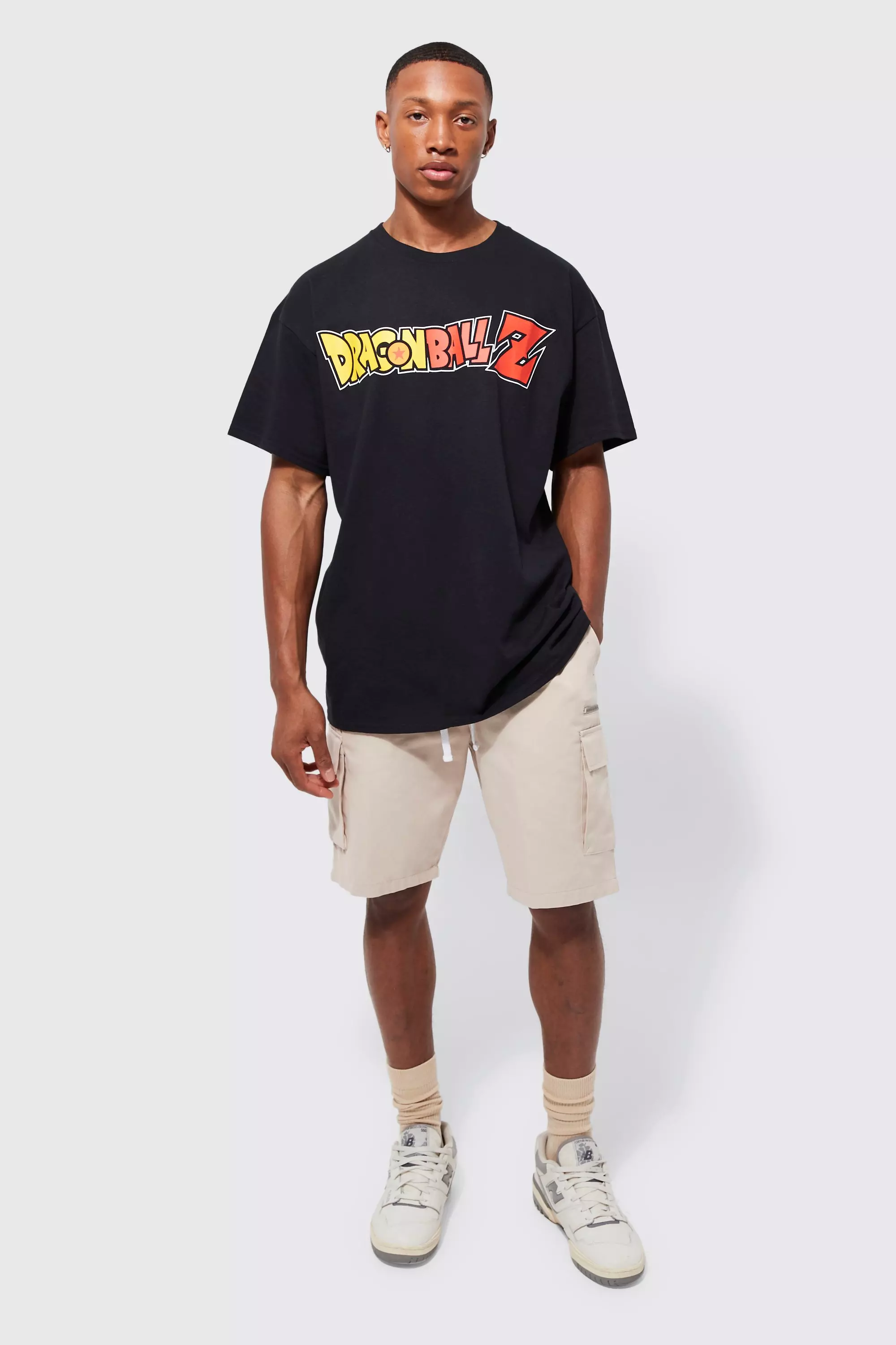 Black Oversized Dragonball Z Goku License T-shirt alternative image