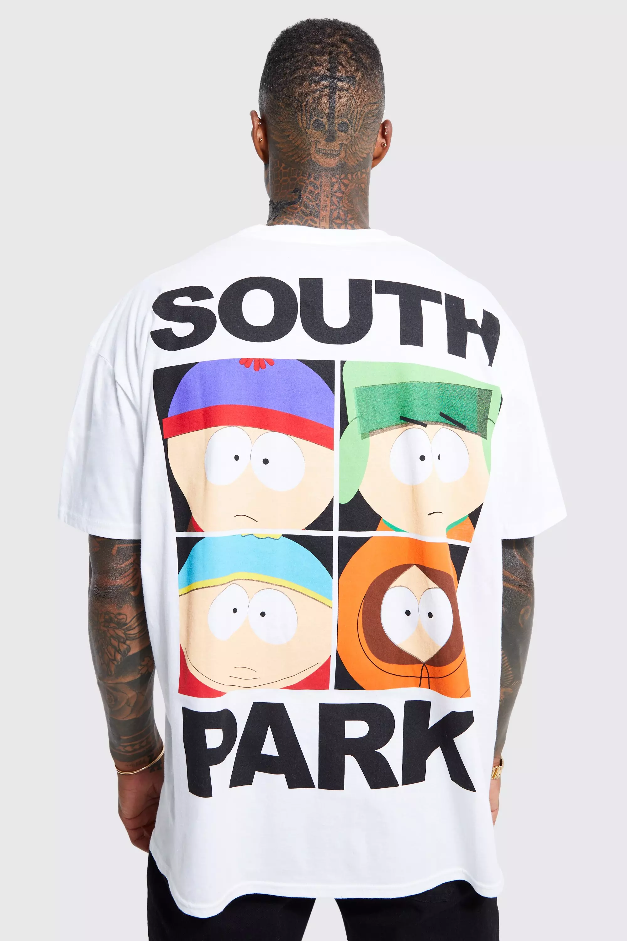 Oversized South Park License T-shirt White