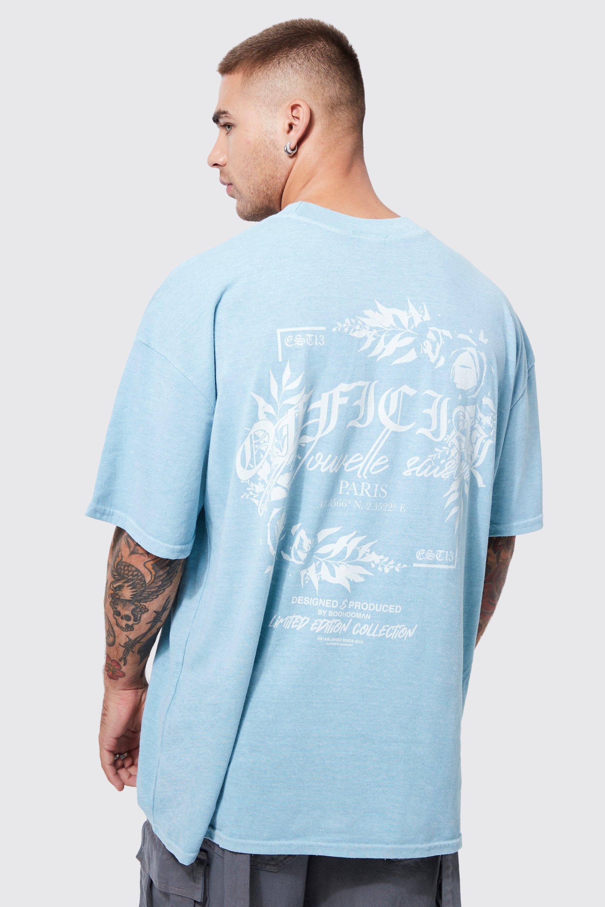 FB Oversized Graphic Tees (Blue) — Future Bounce