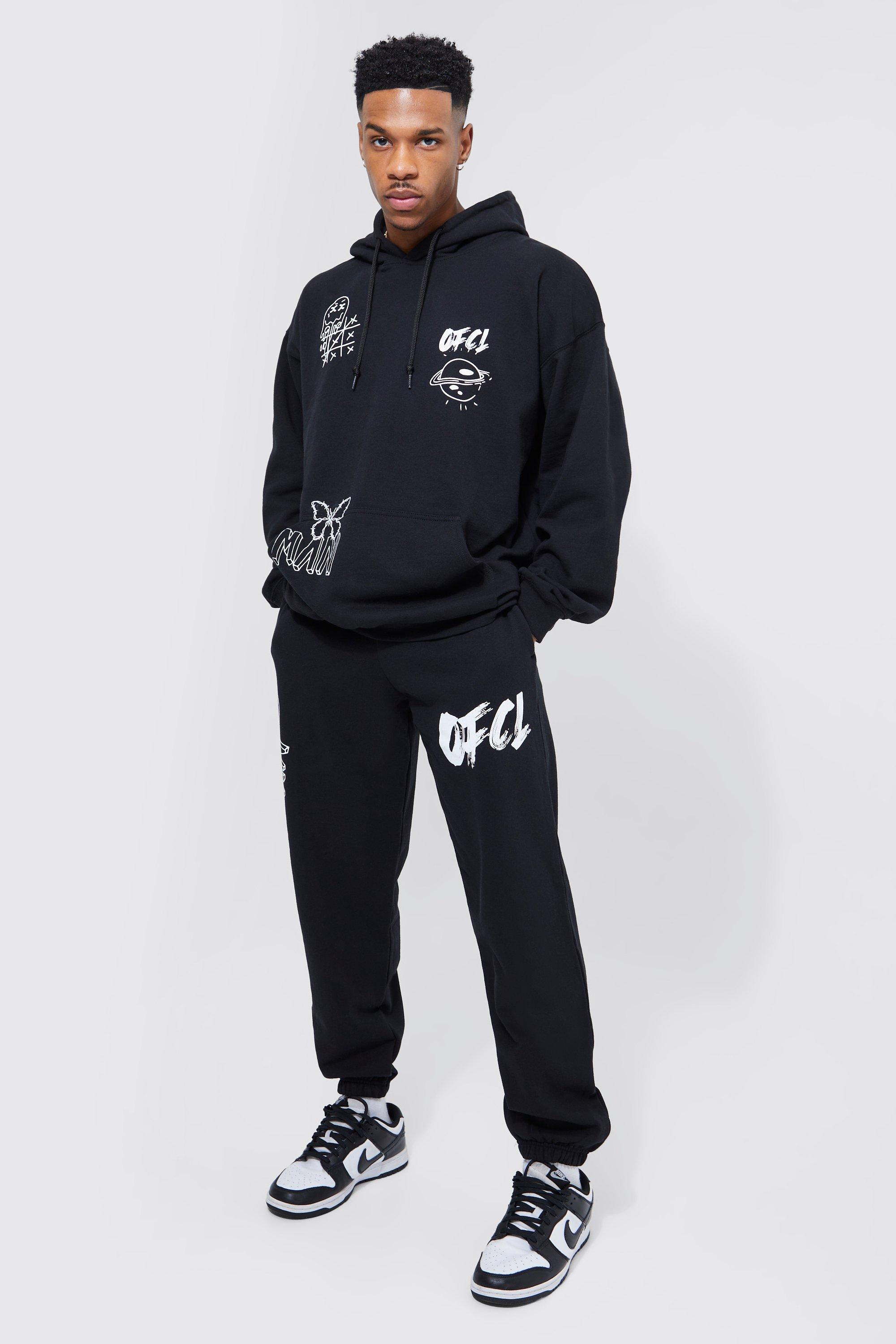 Oversized Ofcl Worldwide Hooded Tracksuit