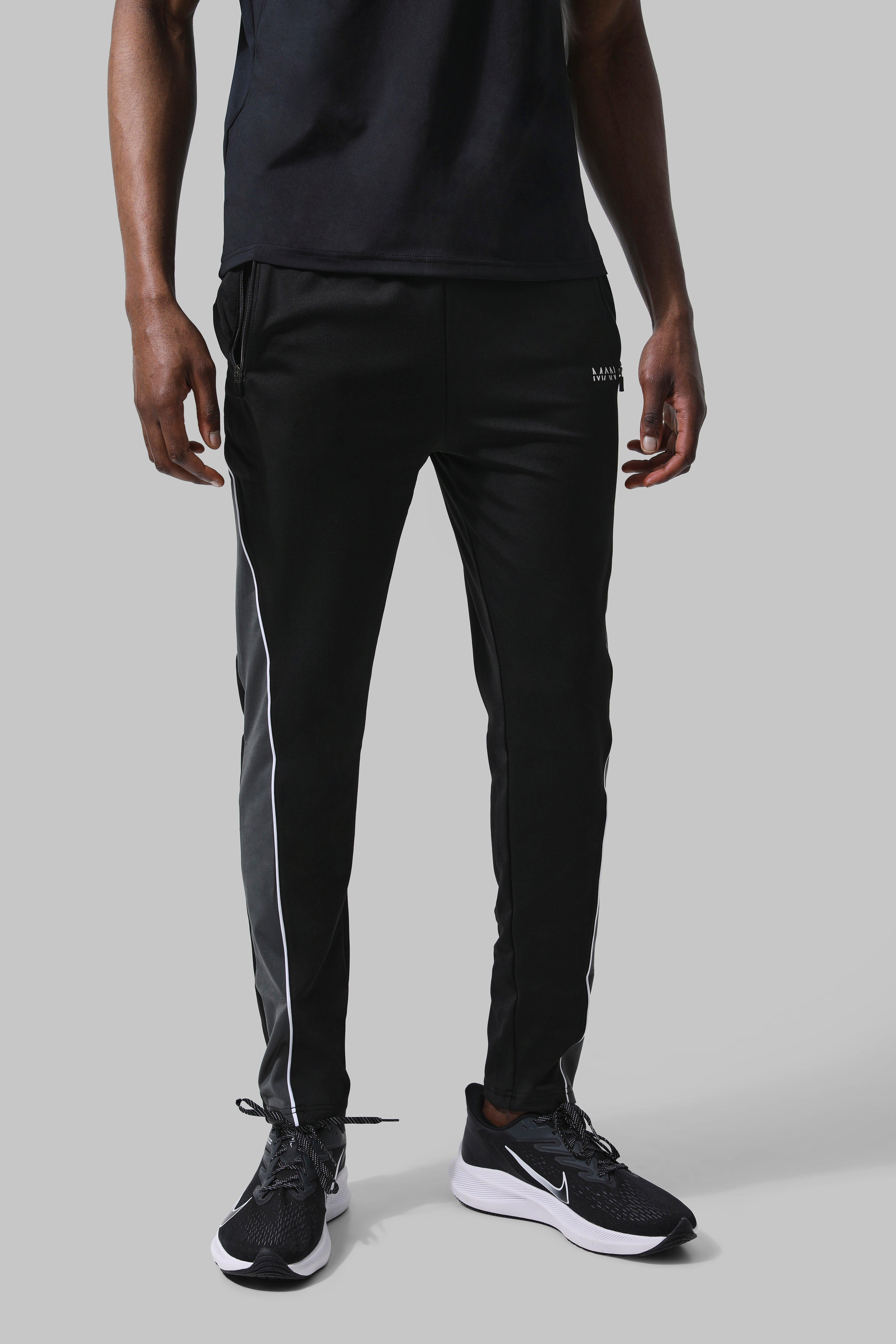 Man Active Colour Block Performance Sweatpants