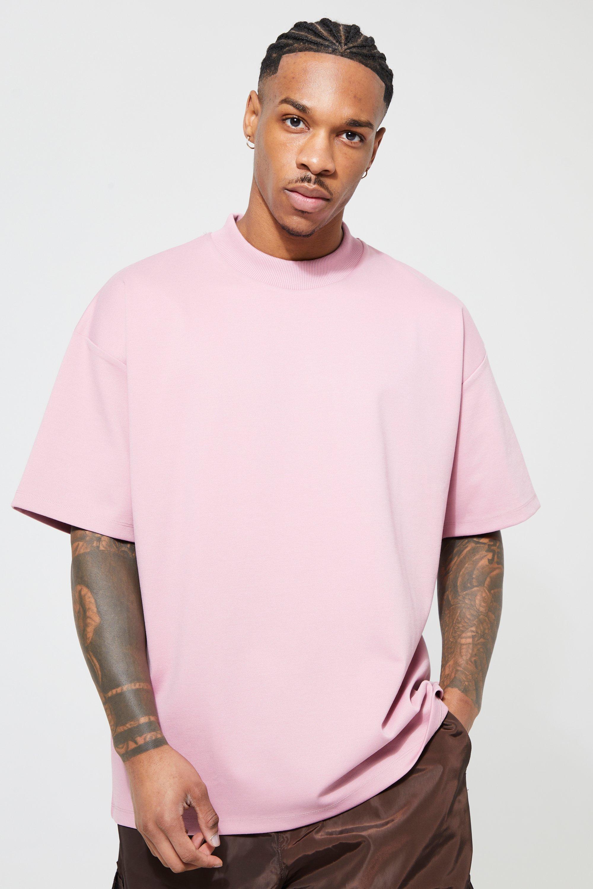 Oversized T-shirt magenta HOMBRE – Oscarsfitshop