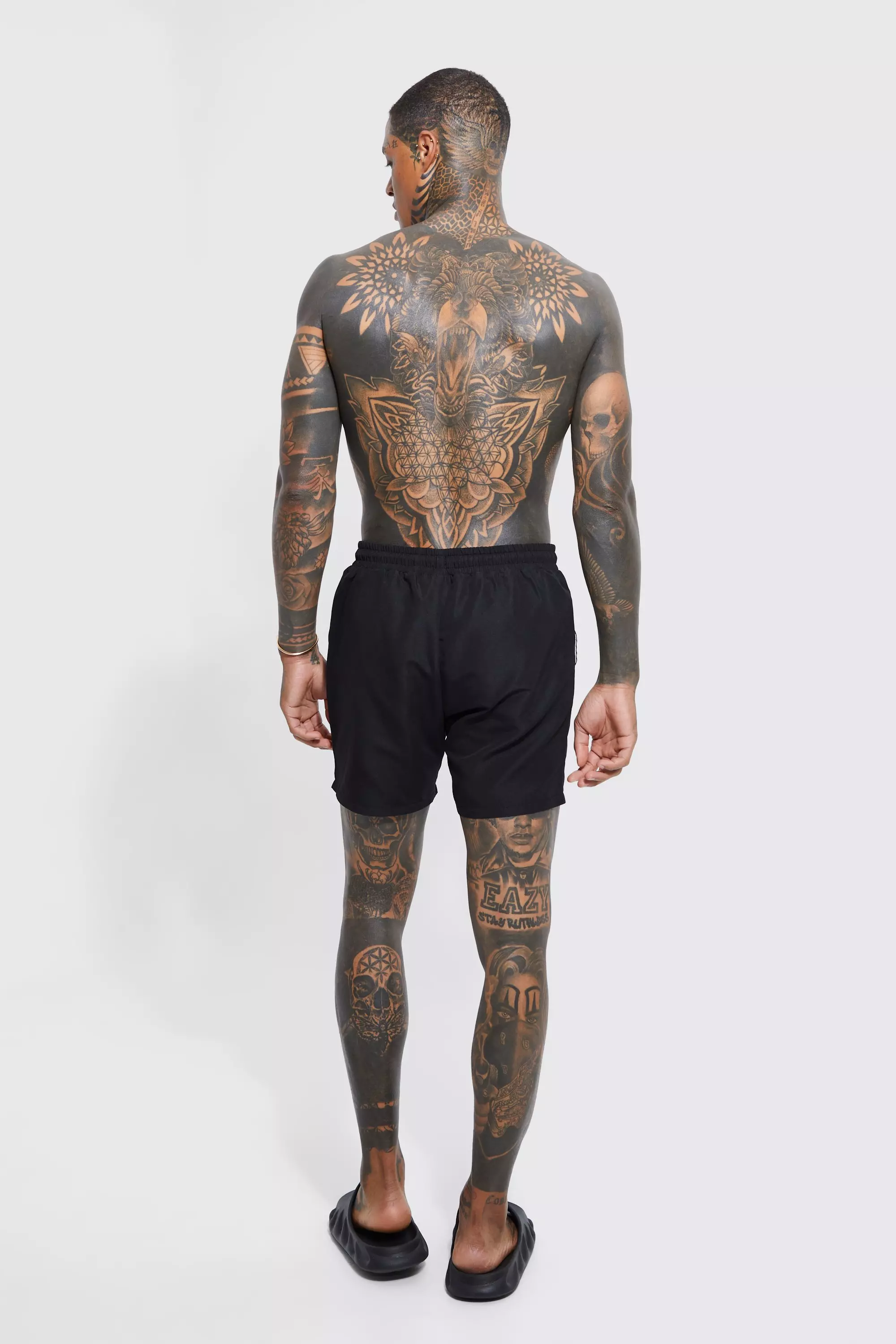 Mittellange Original Man Badehose, Black alternatives Bild