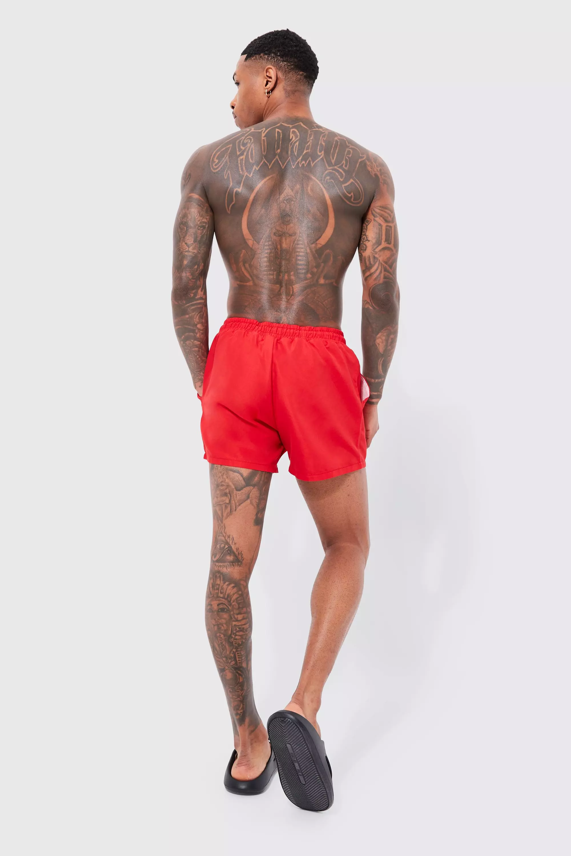Short length swim trunks deals