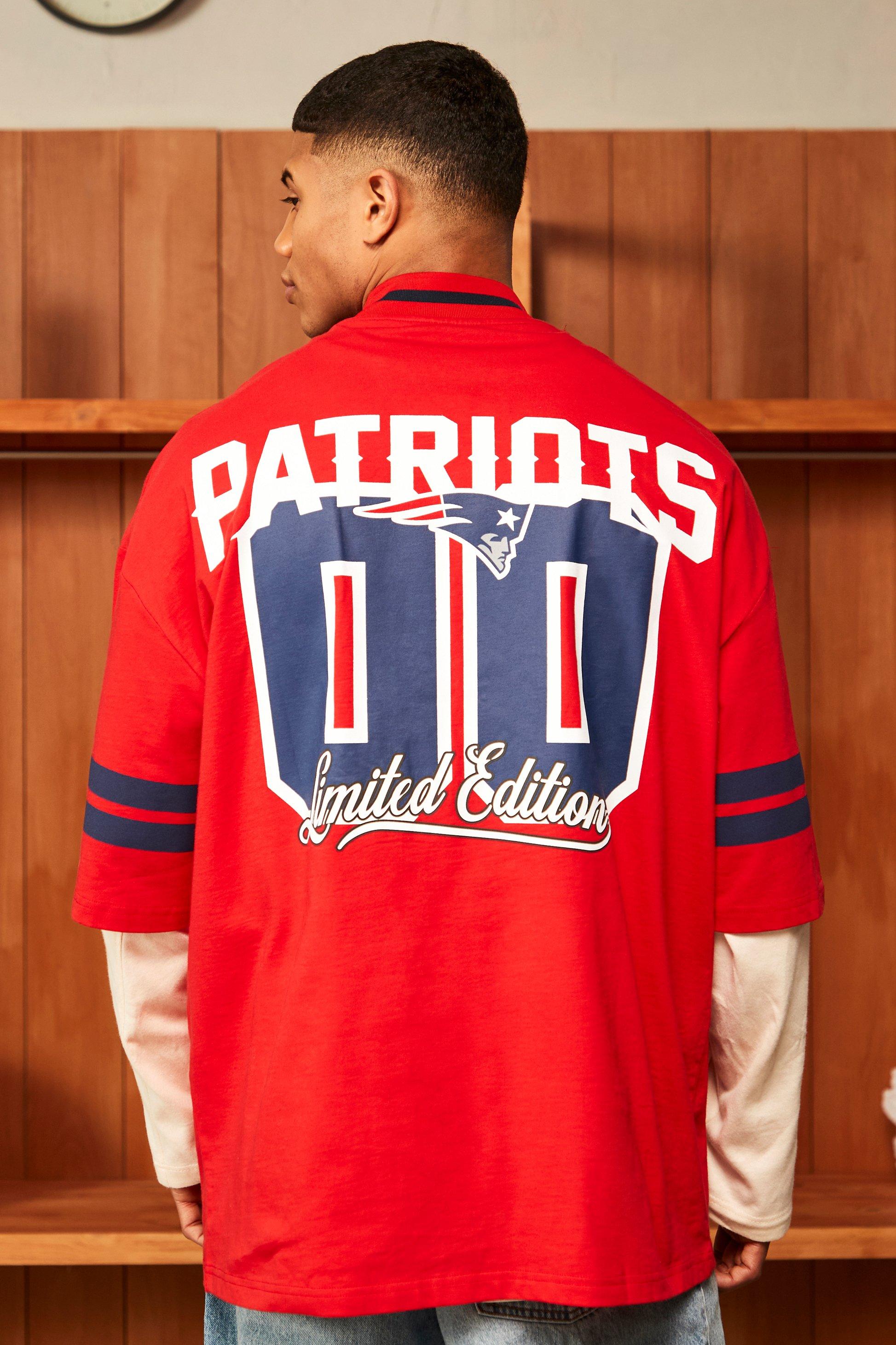 New England Patriots Oversized Jersey T-Shirt