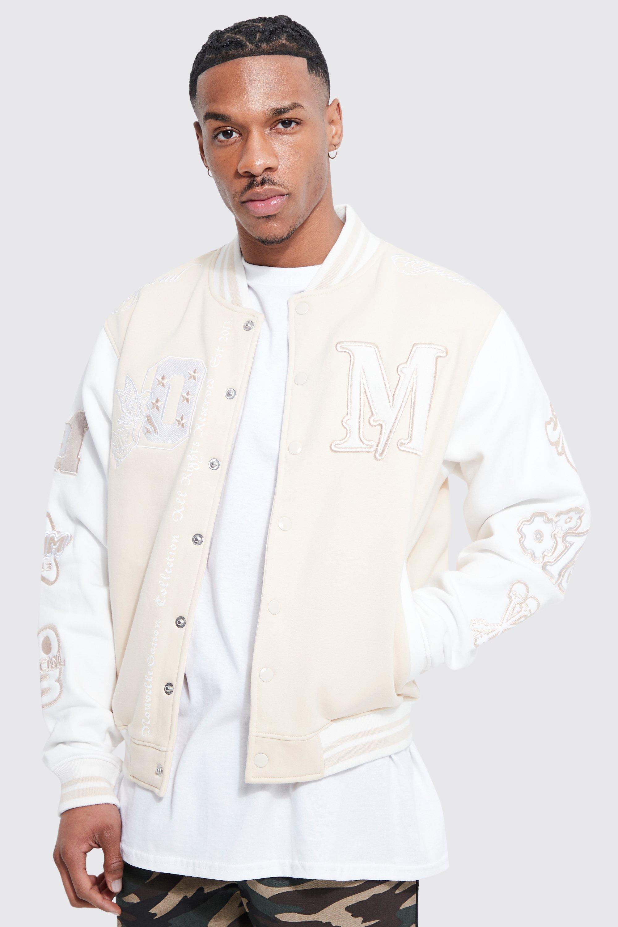 Bm Varsity Jacket | boohooMAN USA