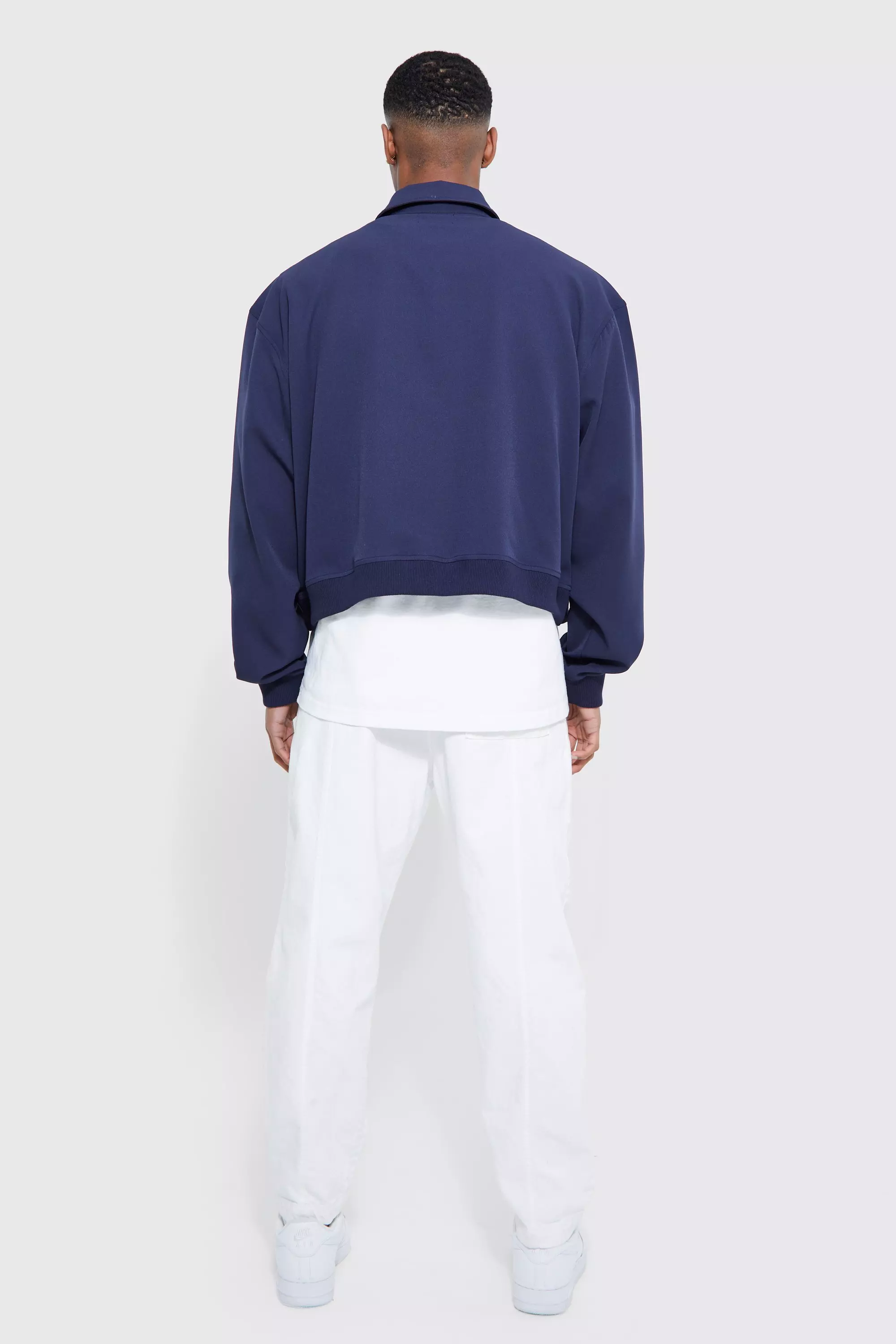 Stretch harrington jacket hot sale