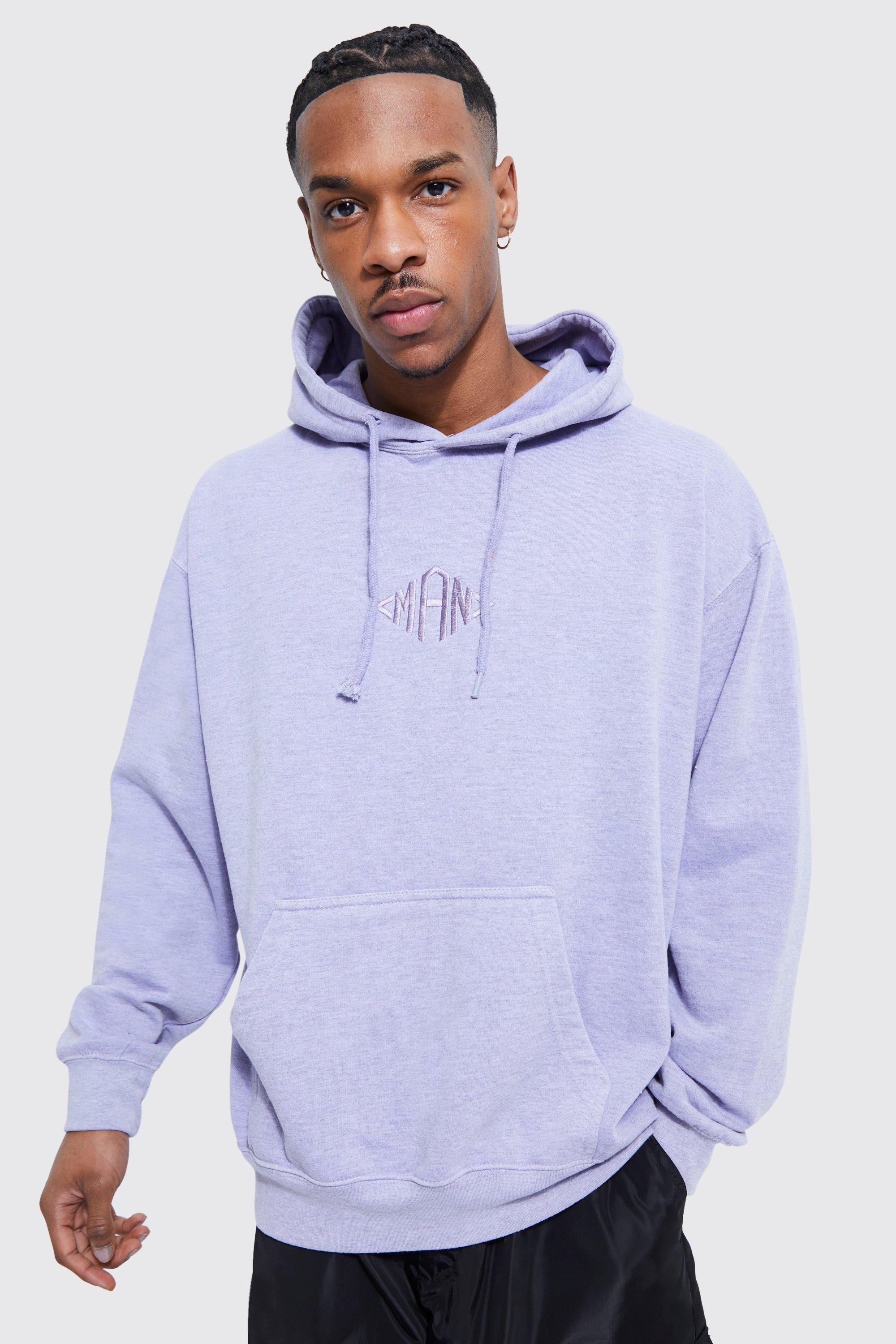 MAN Logo Hoodies | MAN Branded Hoodies | boohooMAN UK