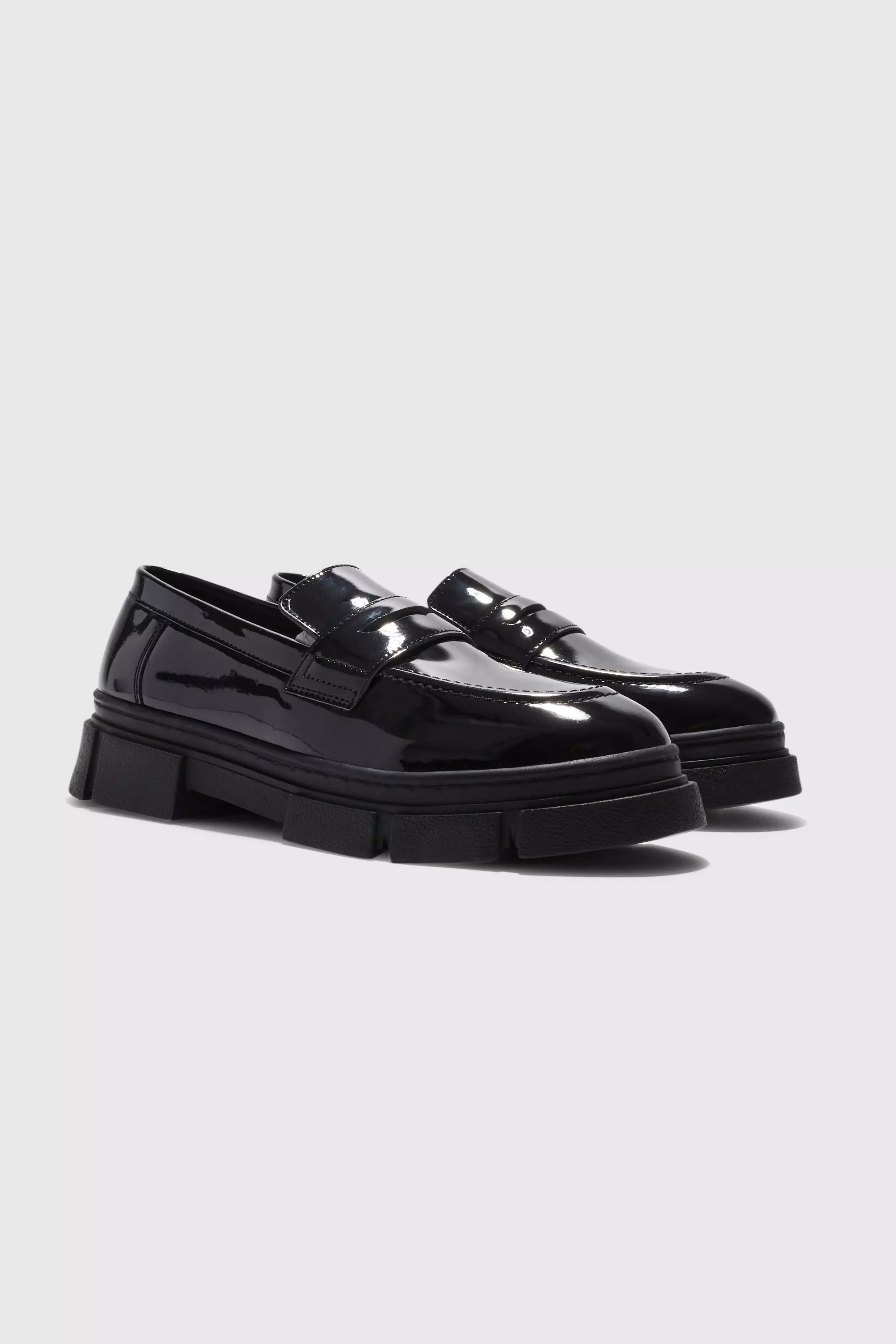 Track Sole Loafer Black