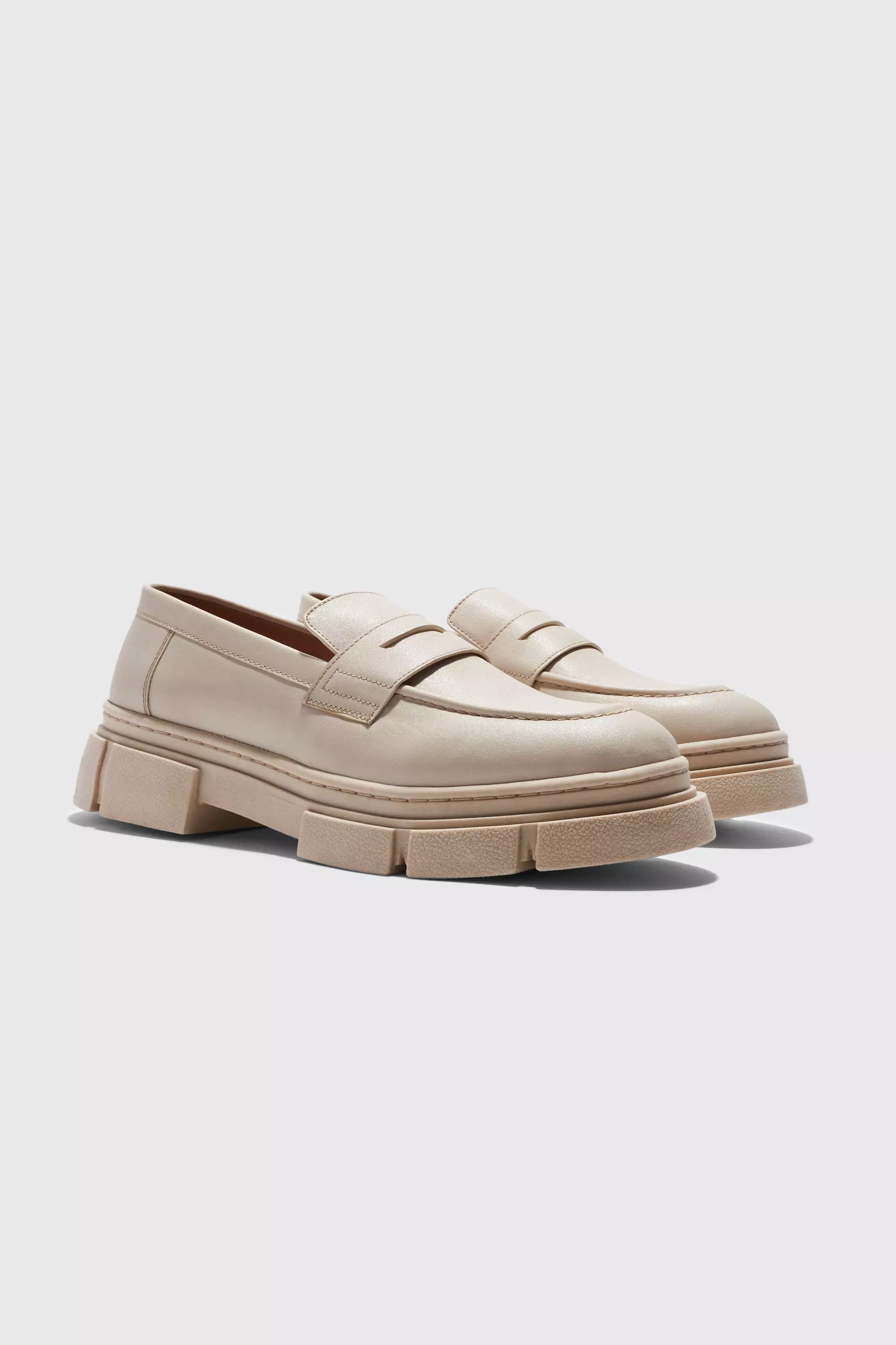 Track Sole Loafer Stone