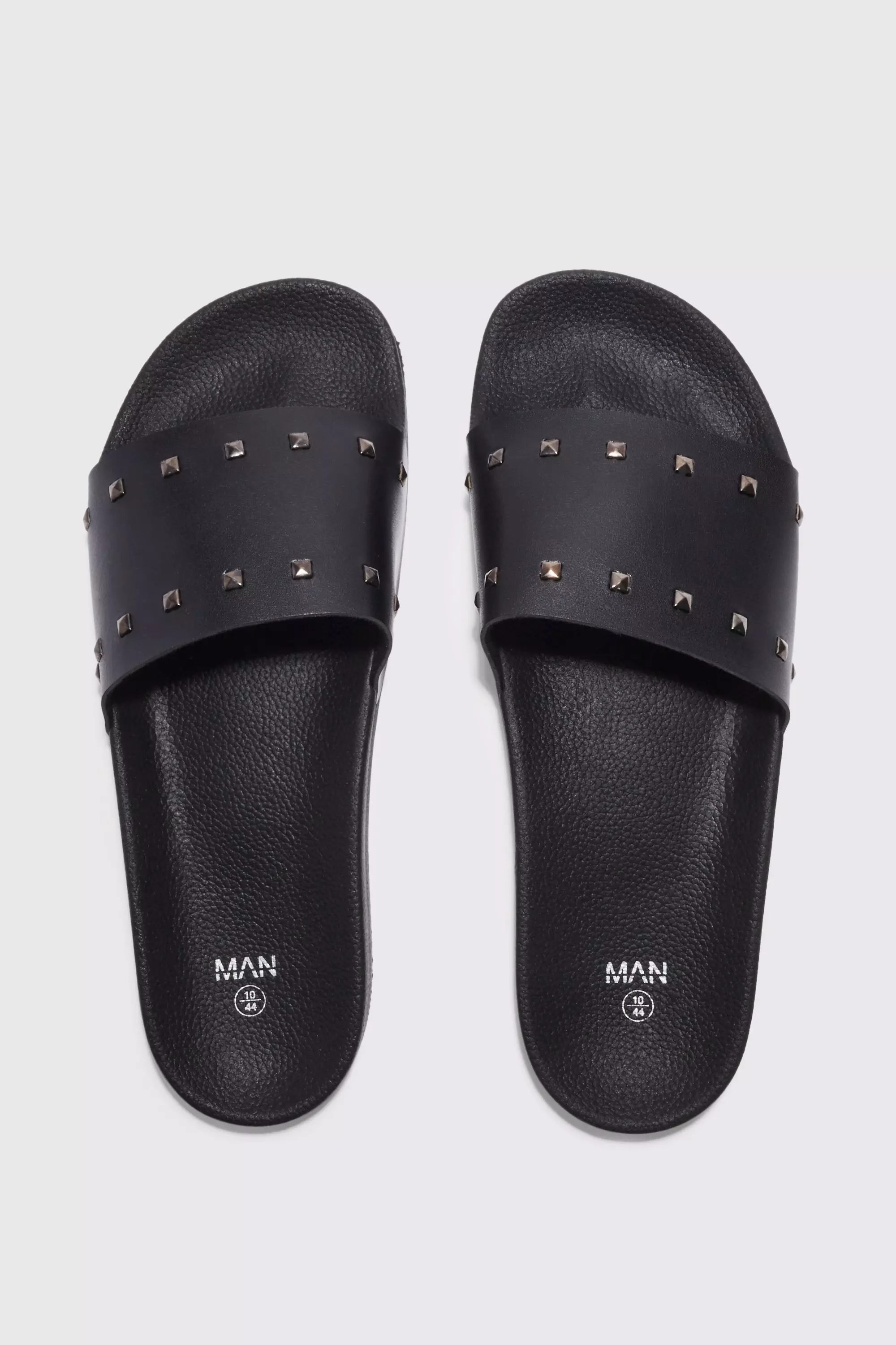 Studded Slider boohooMAN UK