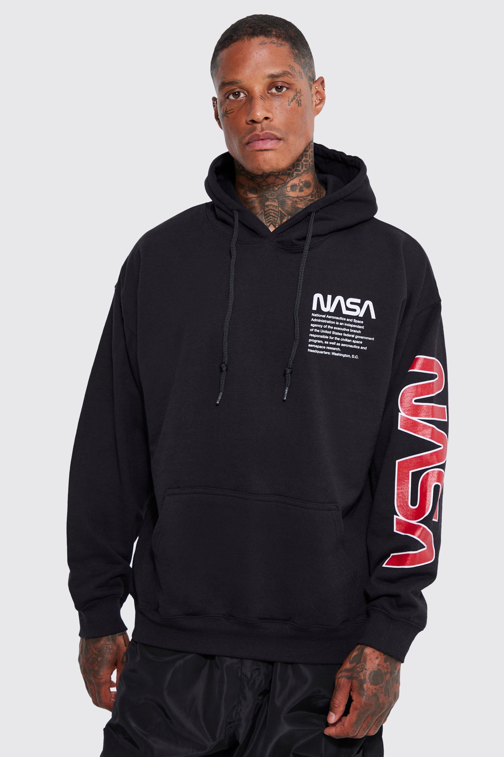 Boohooman nasa hoodie on sale