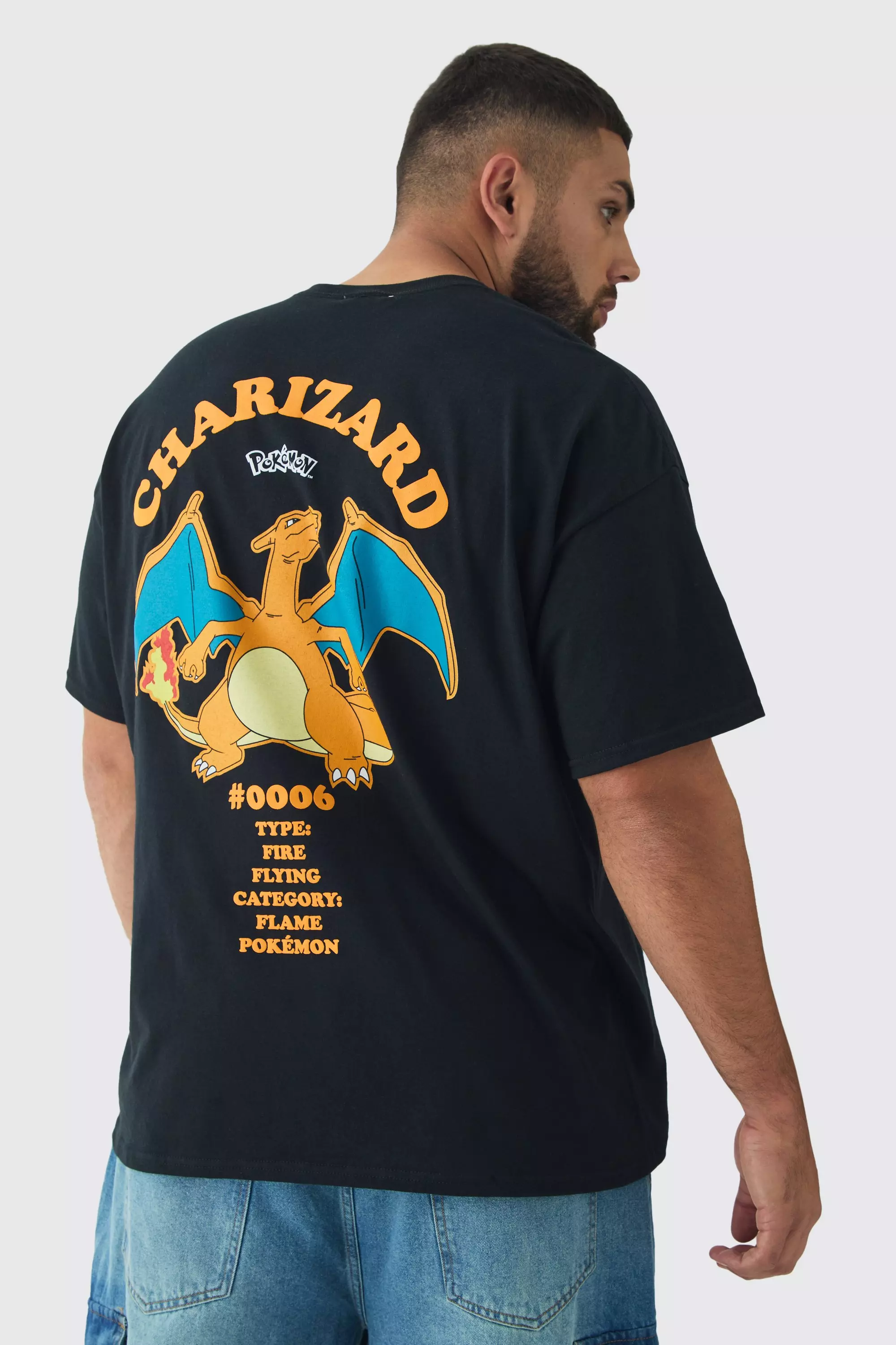 Plus Pokémon License T-shirt Black