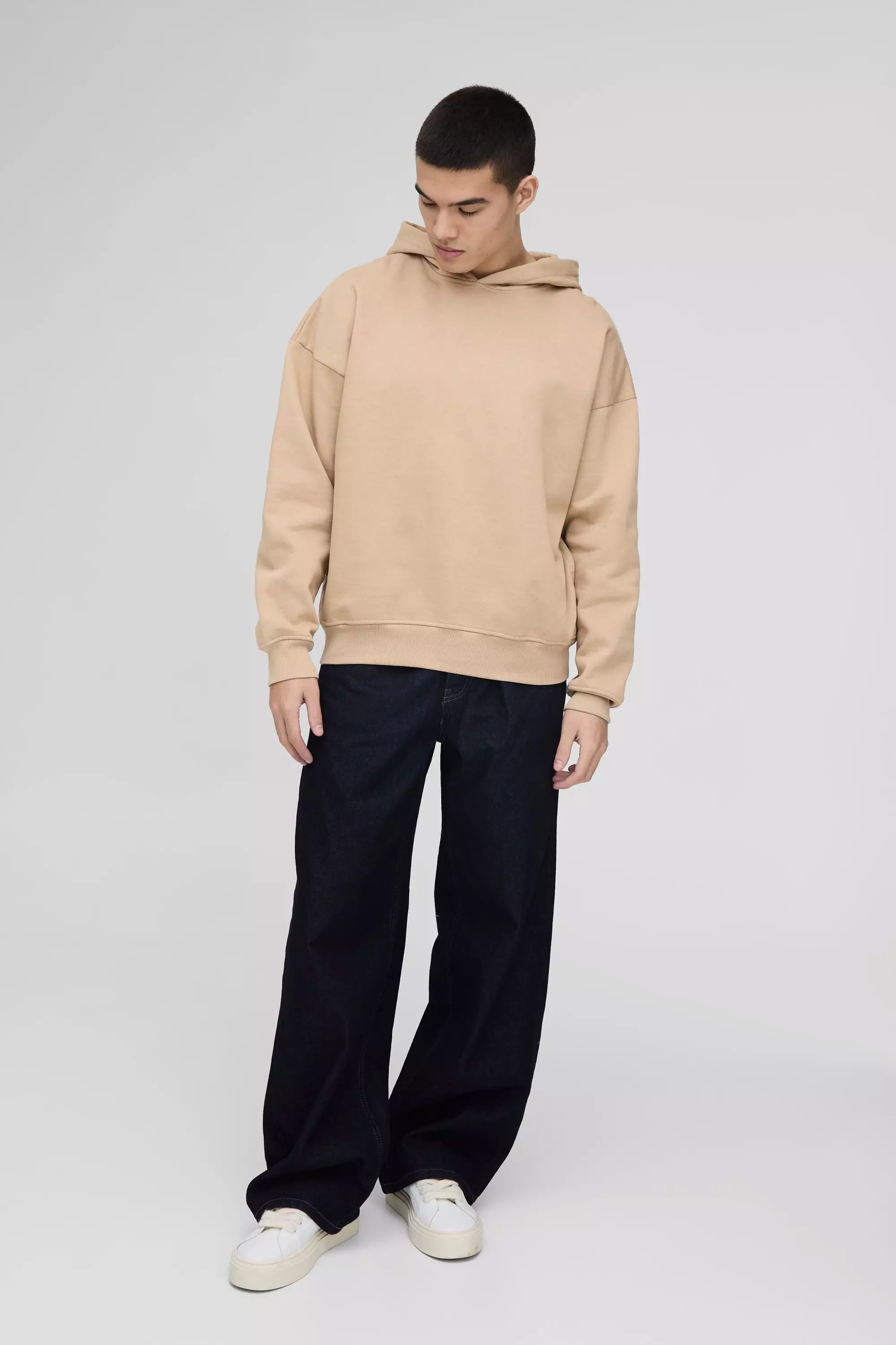 Oversized Heavyweight Hoodie | boohooMAN USA