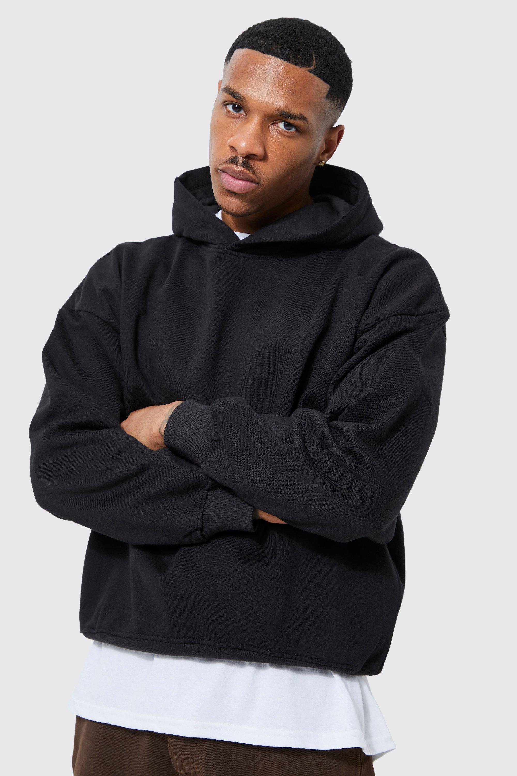 Oversized Boxy Heavyweight Hoodie | boohooMAN UK