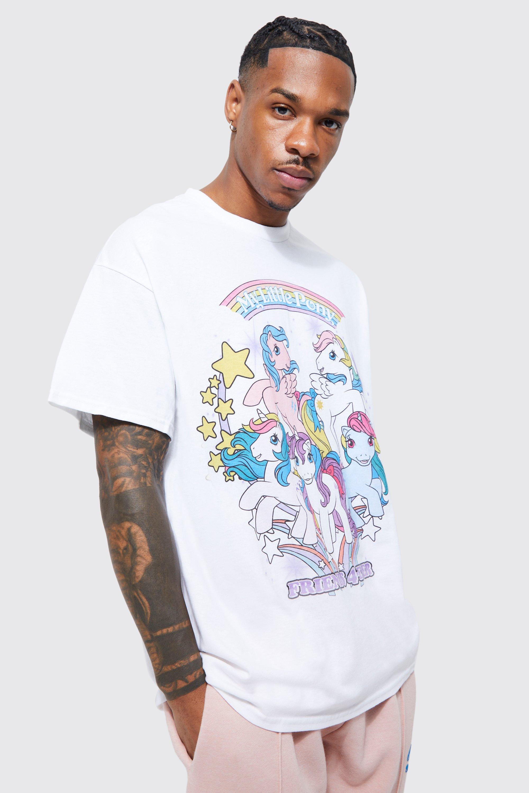 Oversized My Little Pony License T shirt boohooMAN USA