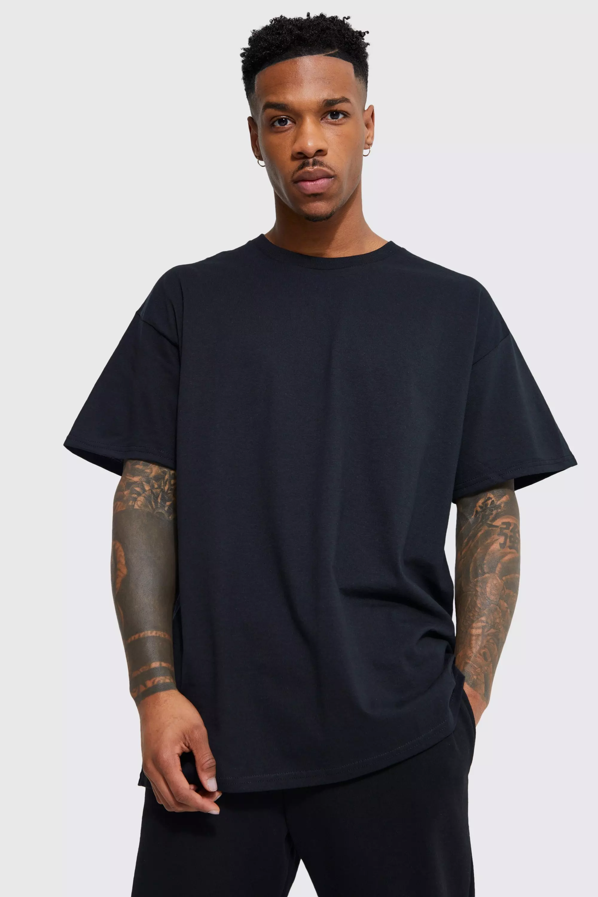 Black Oversized Dumb & Dumber License T-shirt alternative image