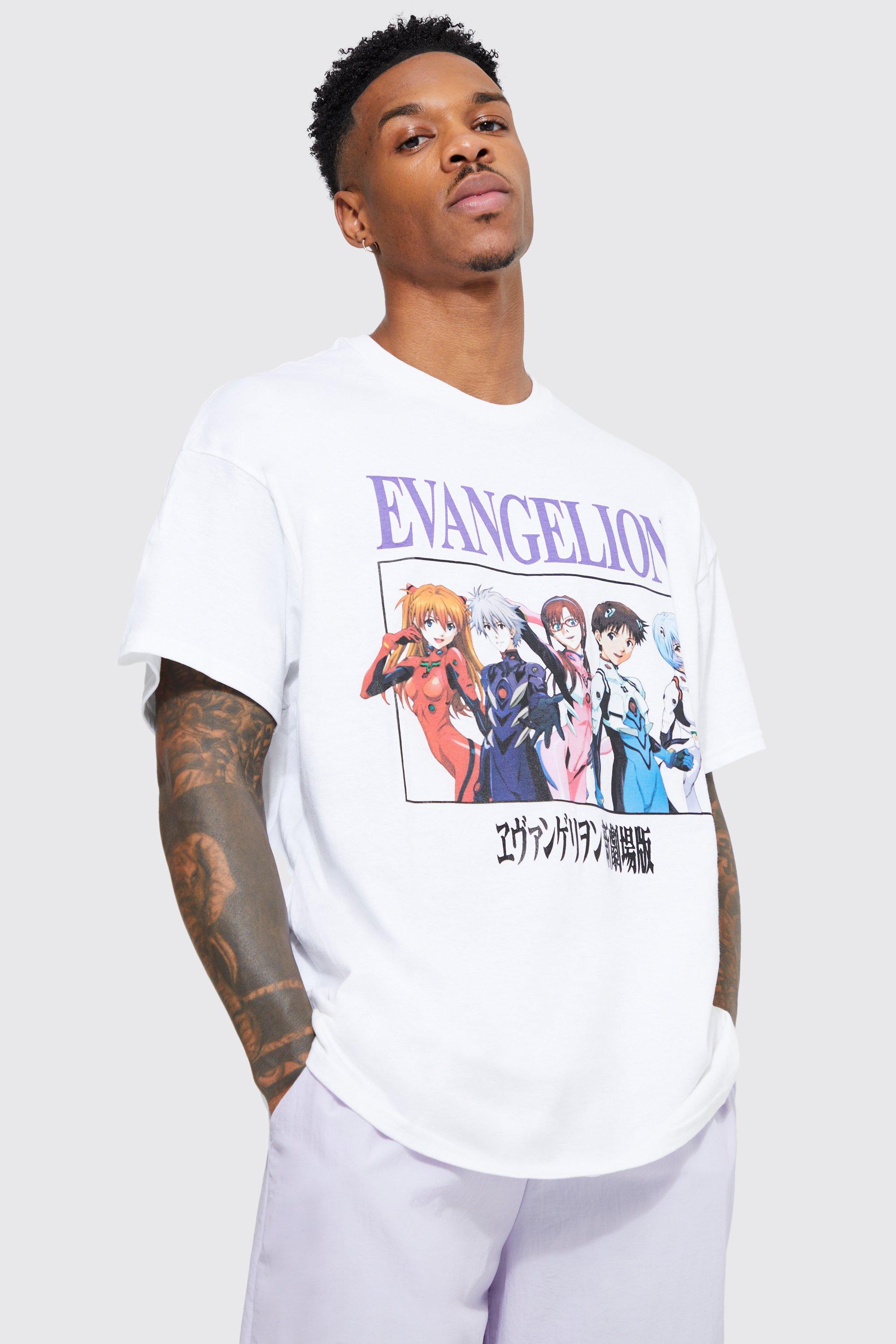 Oversized Evangelion License T-shirt | boohooMAN USA