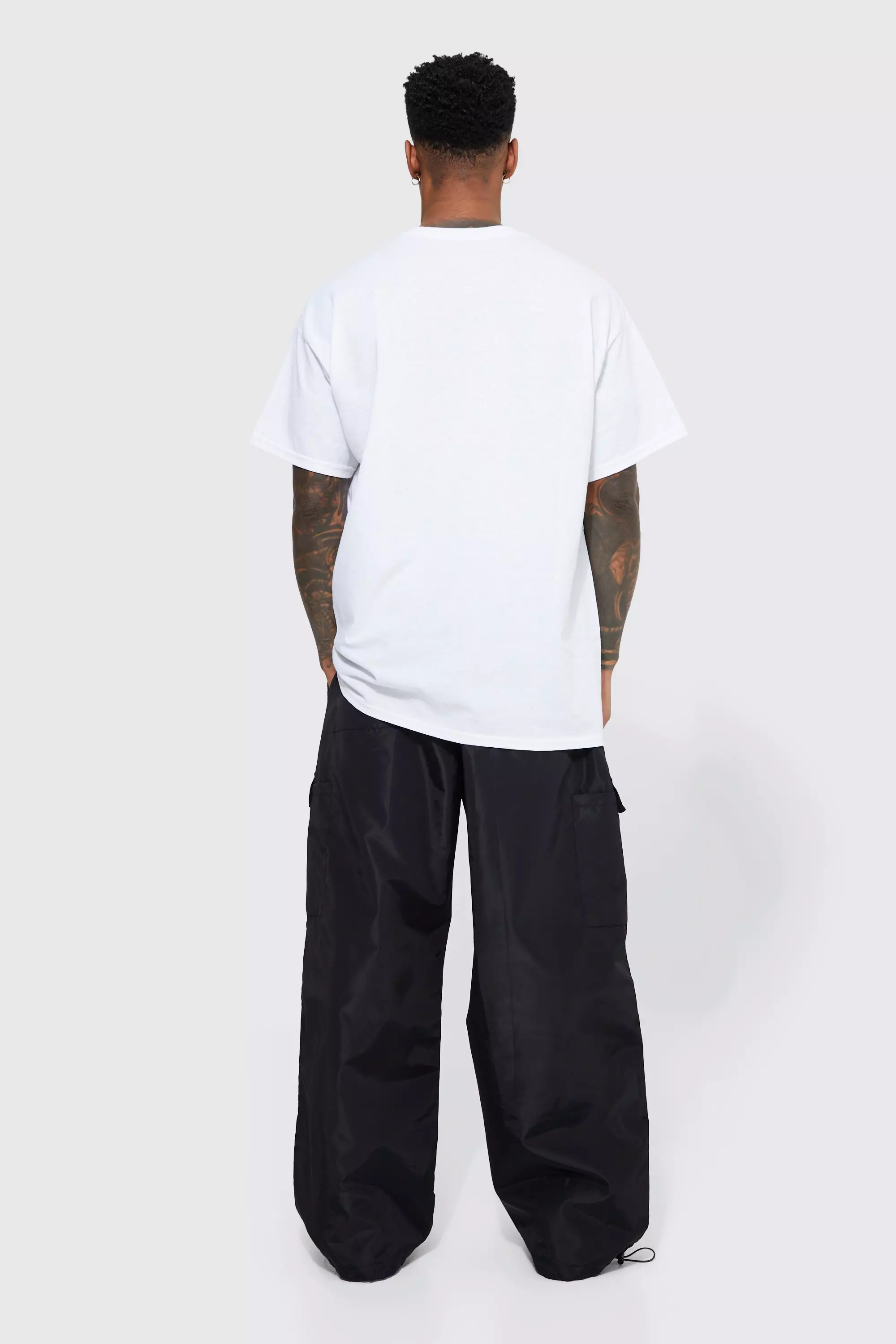 White Oversized Godzilla License T-shirt alternative image