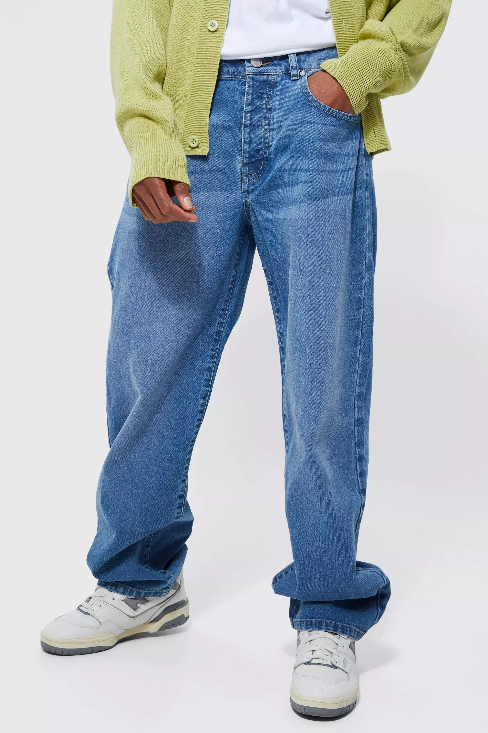Mid blue Baggy Fit Jeans alternative image