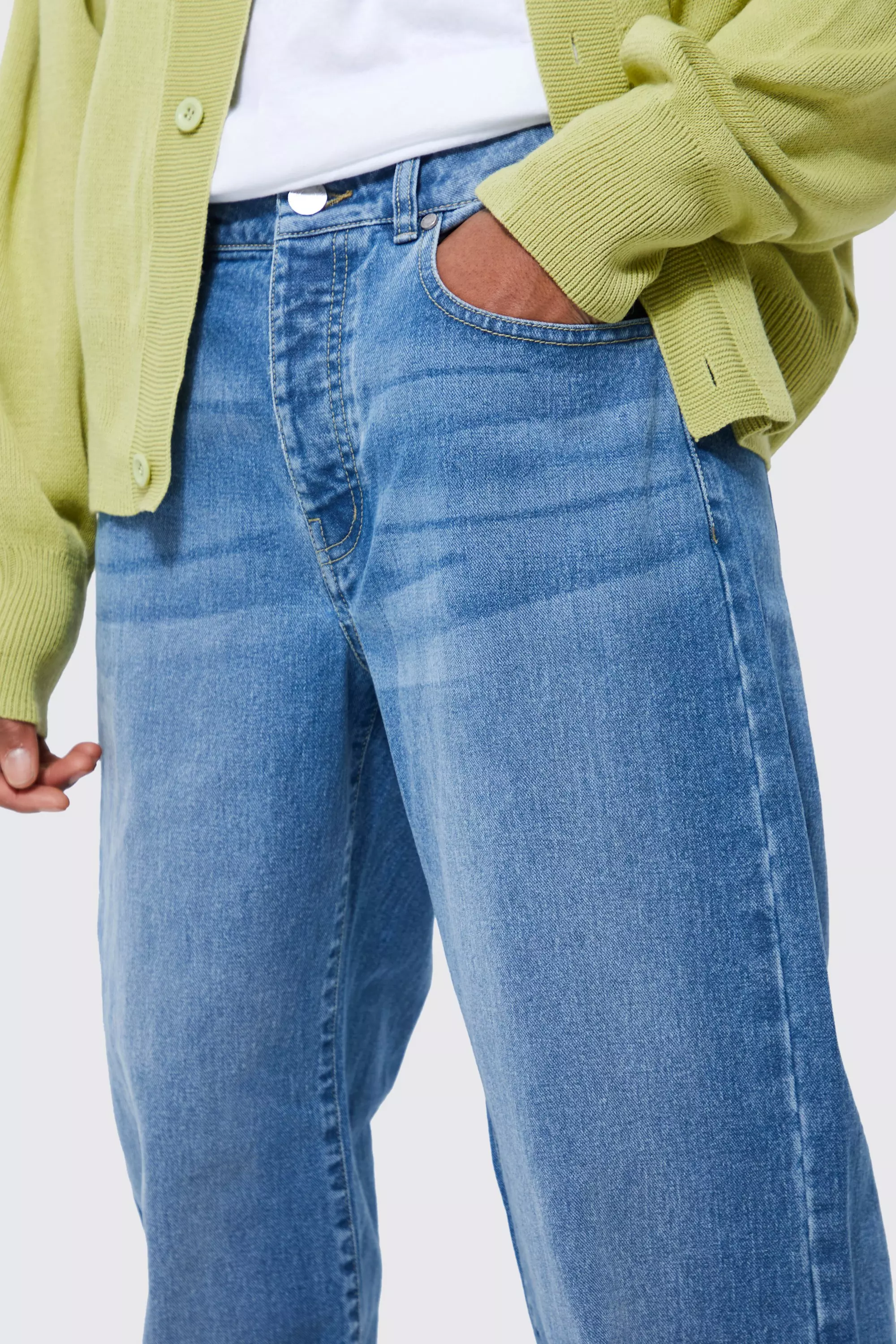 Mid blue Baggy Fit Jeans alternative image