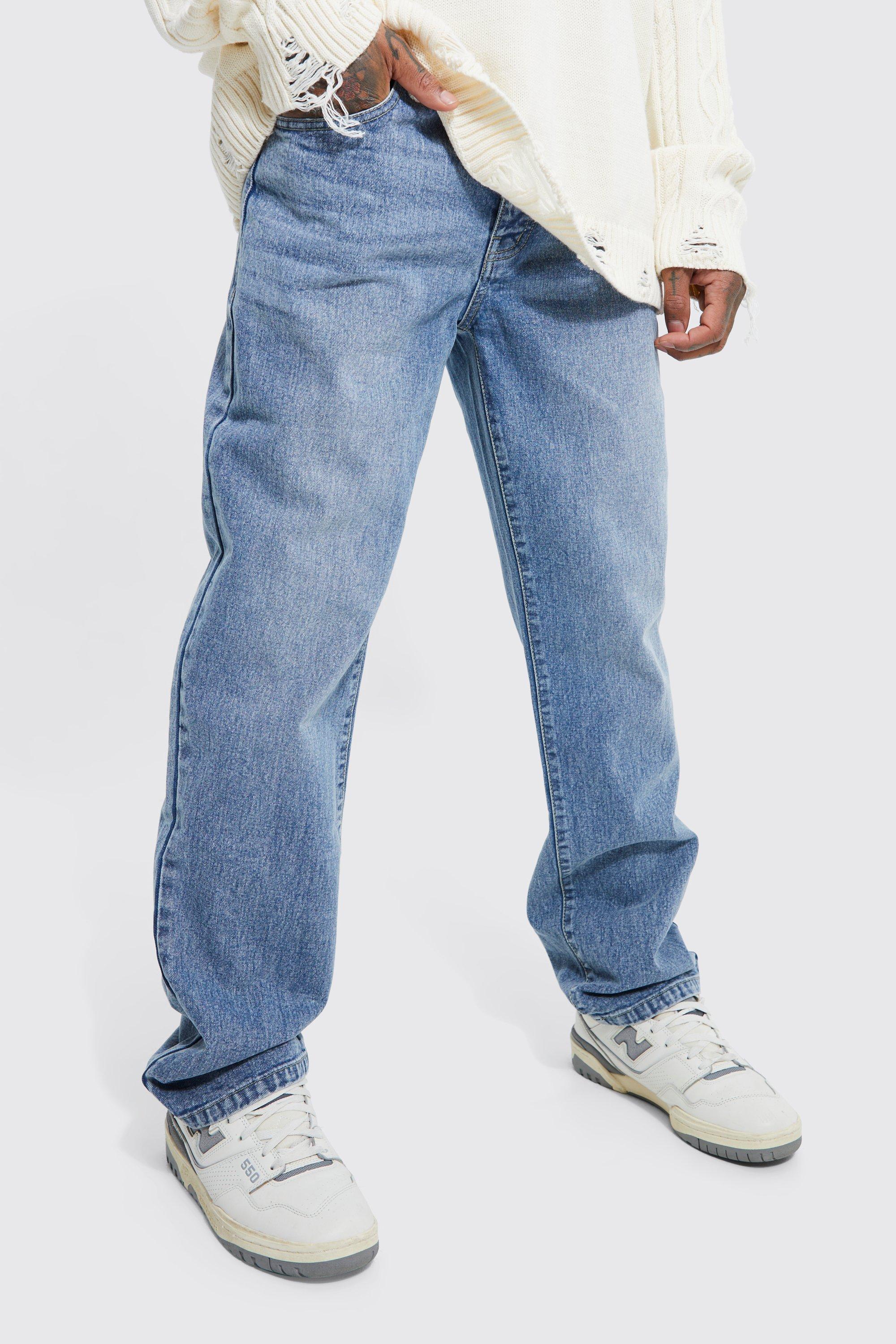 Vetements Plain Baggy Jeans - Light Blue