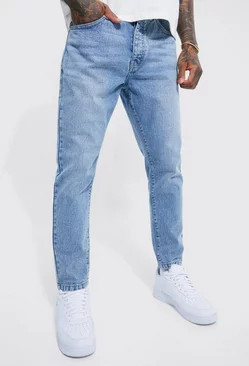 Tapered Fit Jeans Light blue