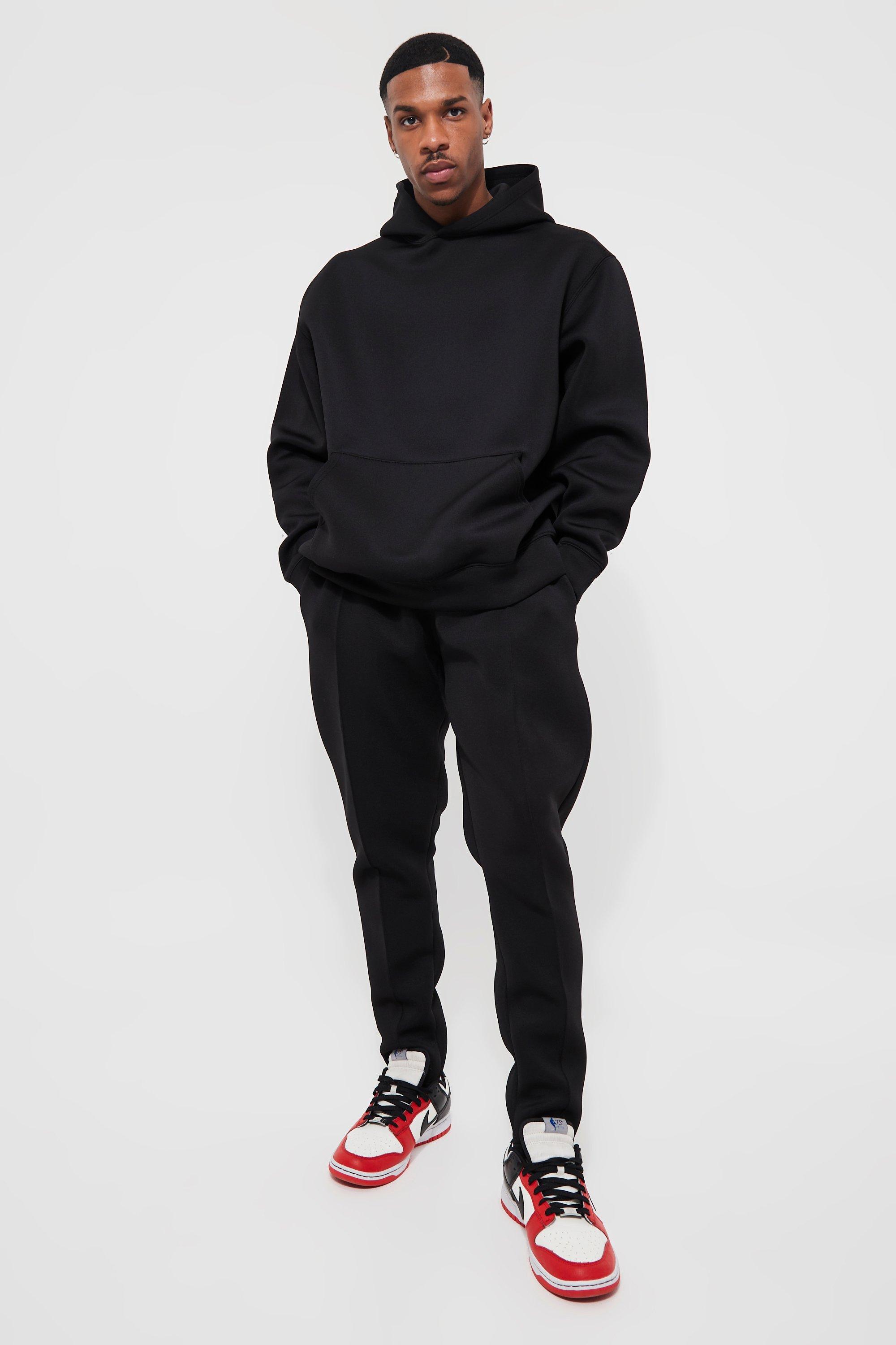 Black store boohooman tracksuit