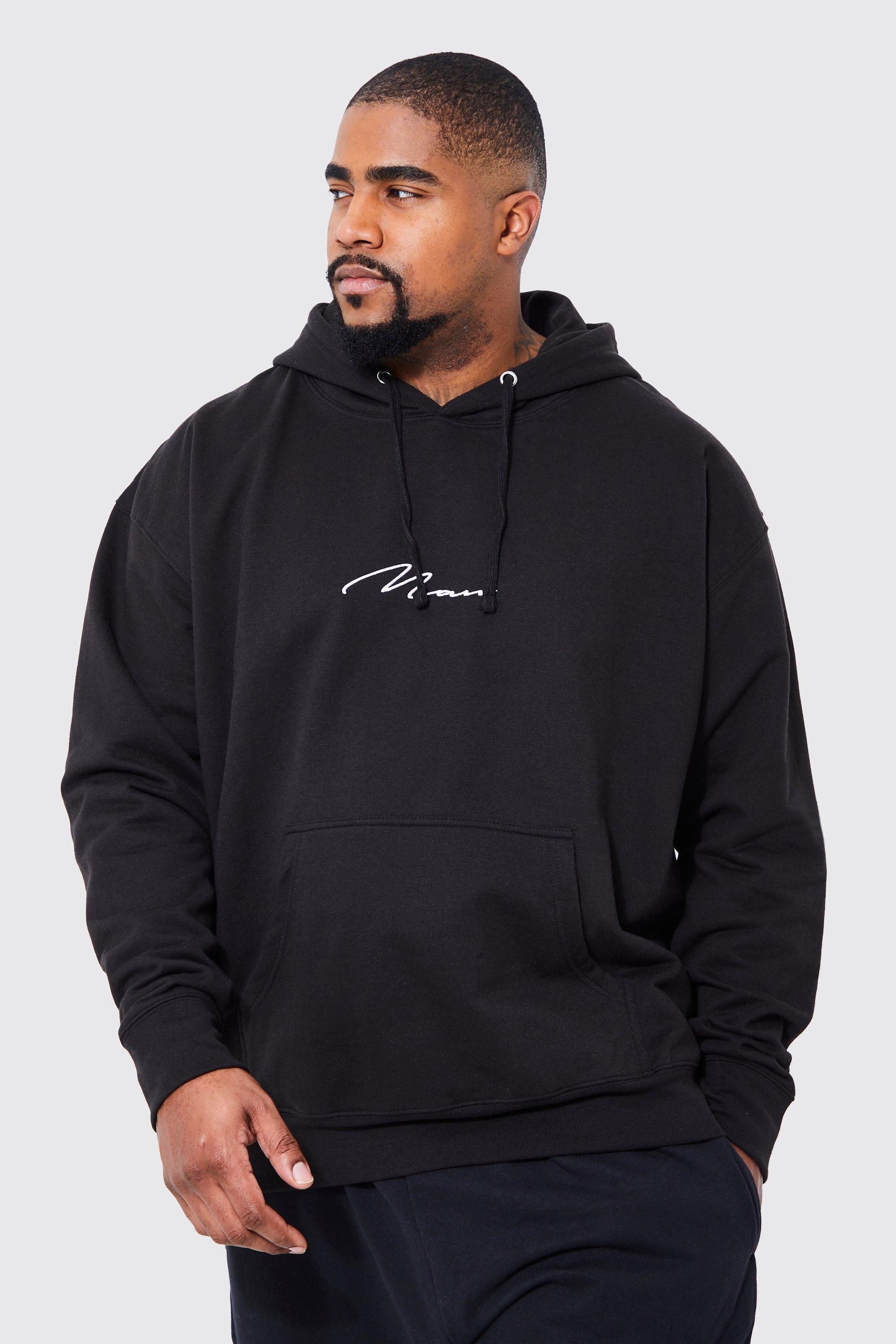 MAN Logo Hoodies | MAN Branded Hoodies | boohooMAN UK