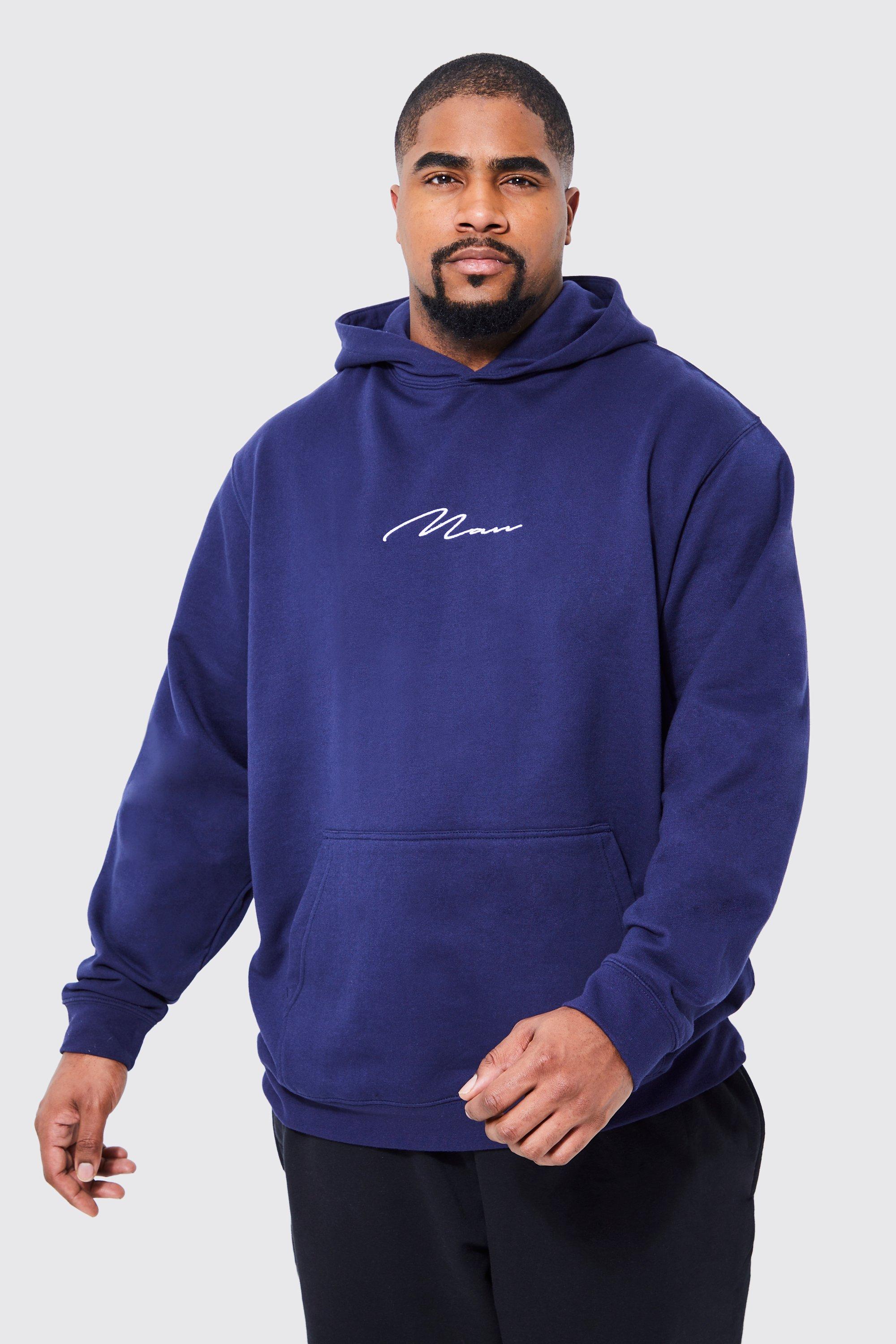 MAN Signature Embroidered Hoodie