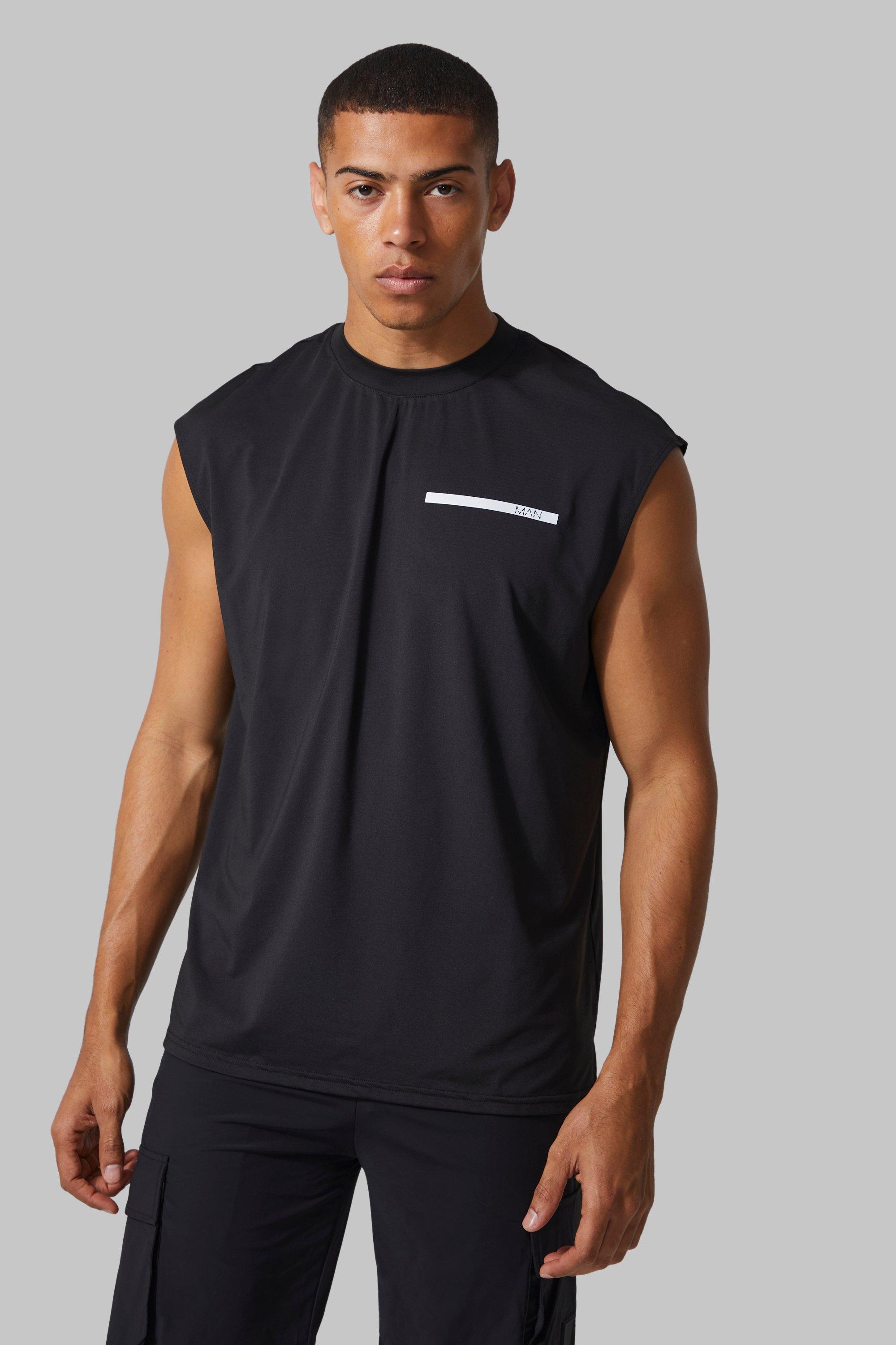 Tall Man Active Logo Drop Armhole Tank