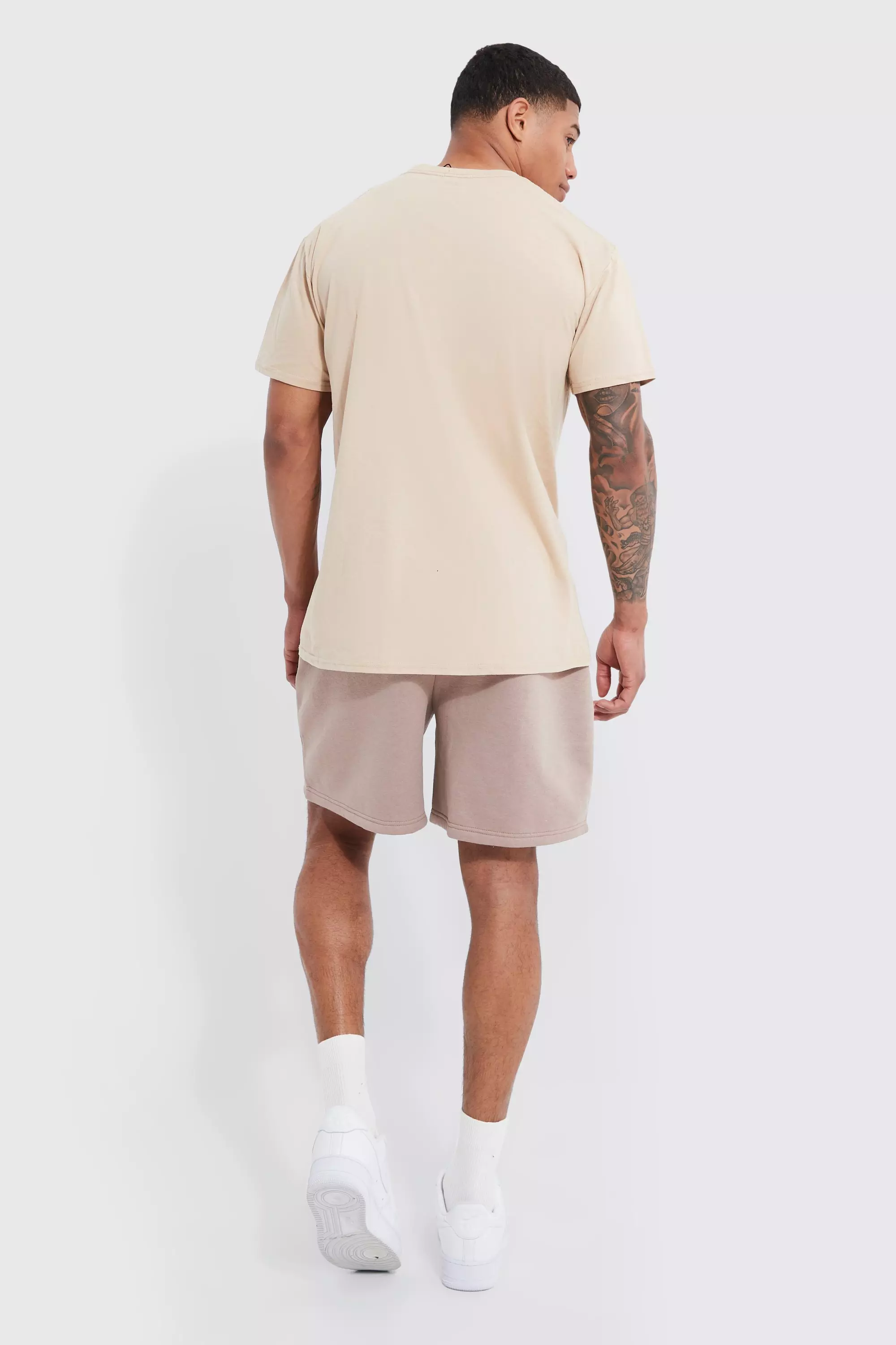 Taupe Oversized Ofcl Short Length Cargo Short alternative image