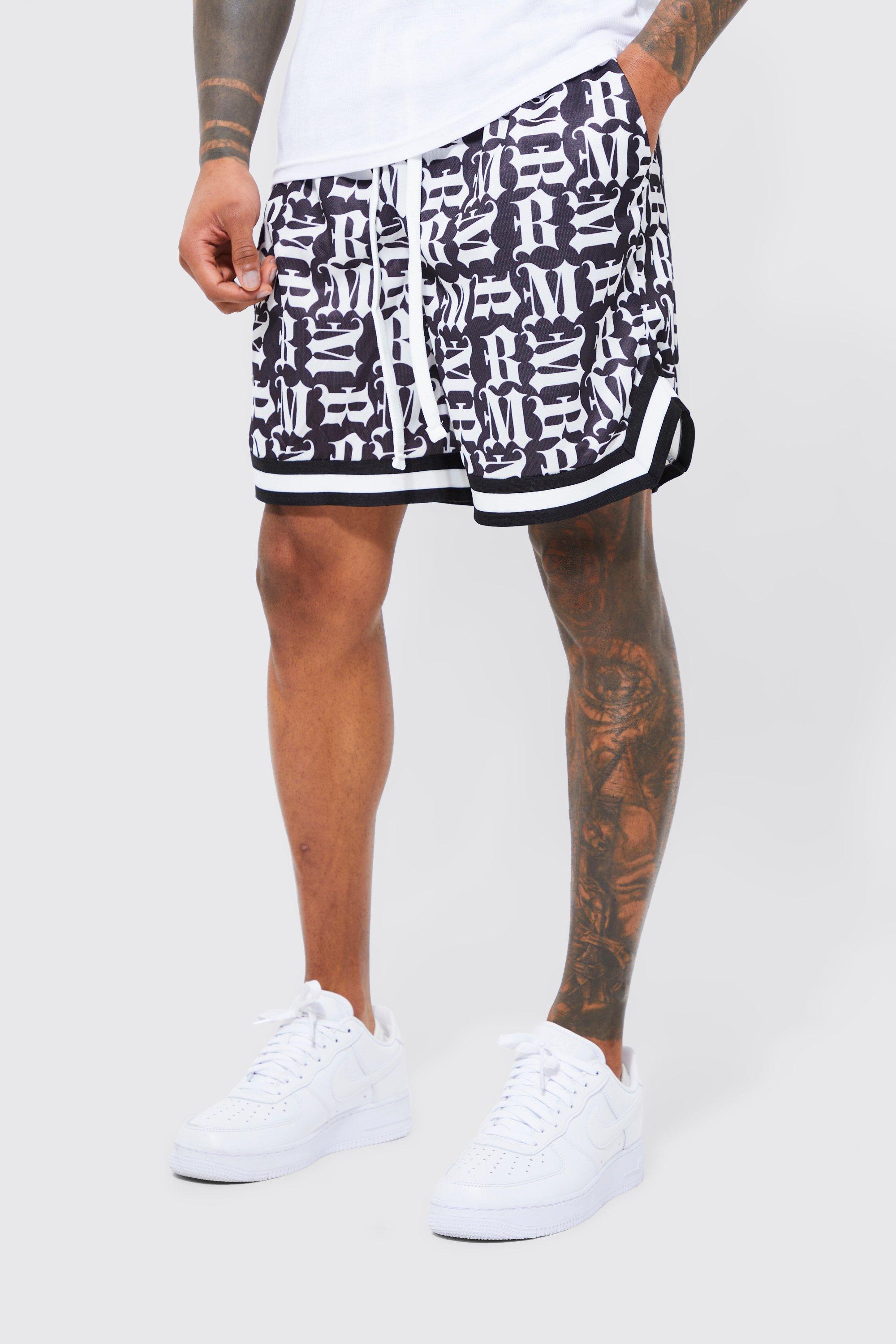 Short Loose Fit Bm Mesh Basketball Short