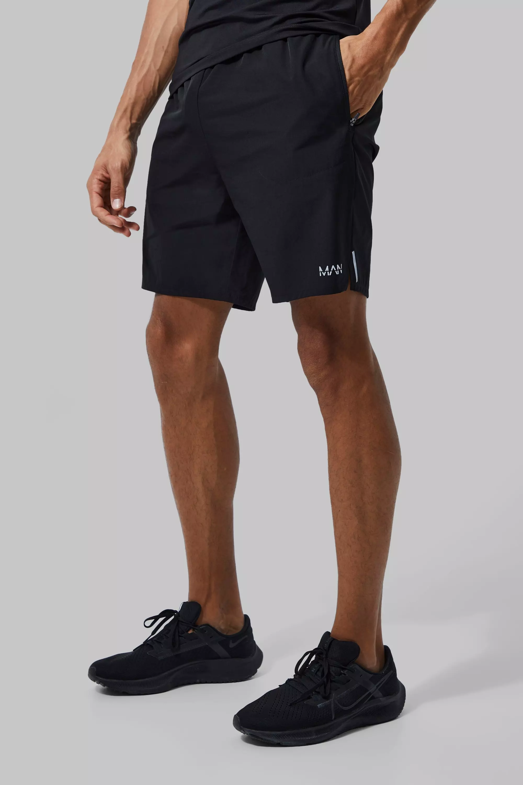 Tall Man Active Lightweight Performance Shorts Black