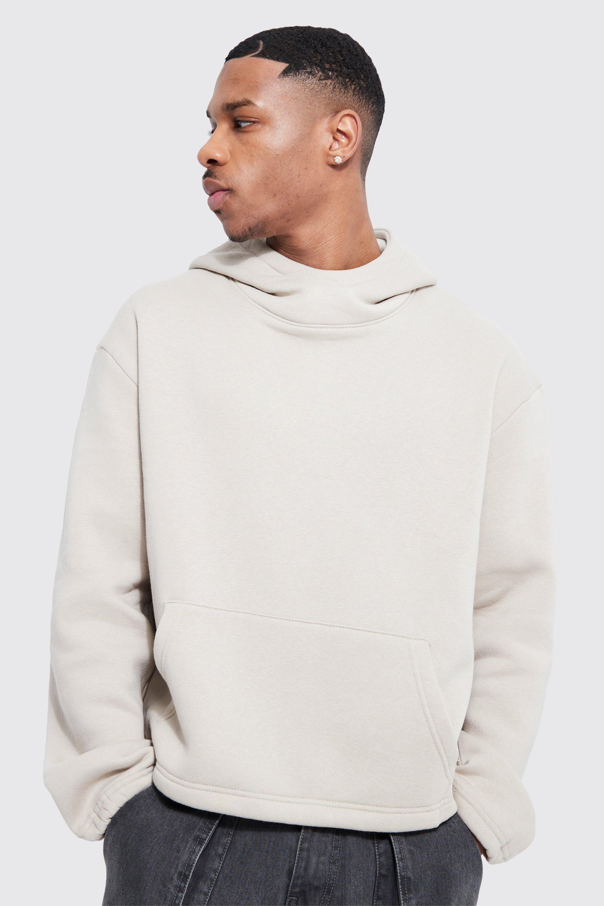 Man Signature Bungee Hem Oversized Hoodie