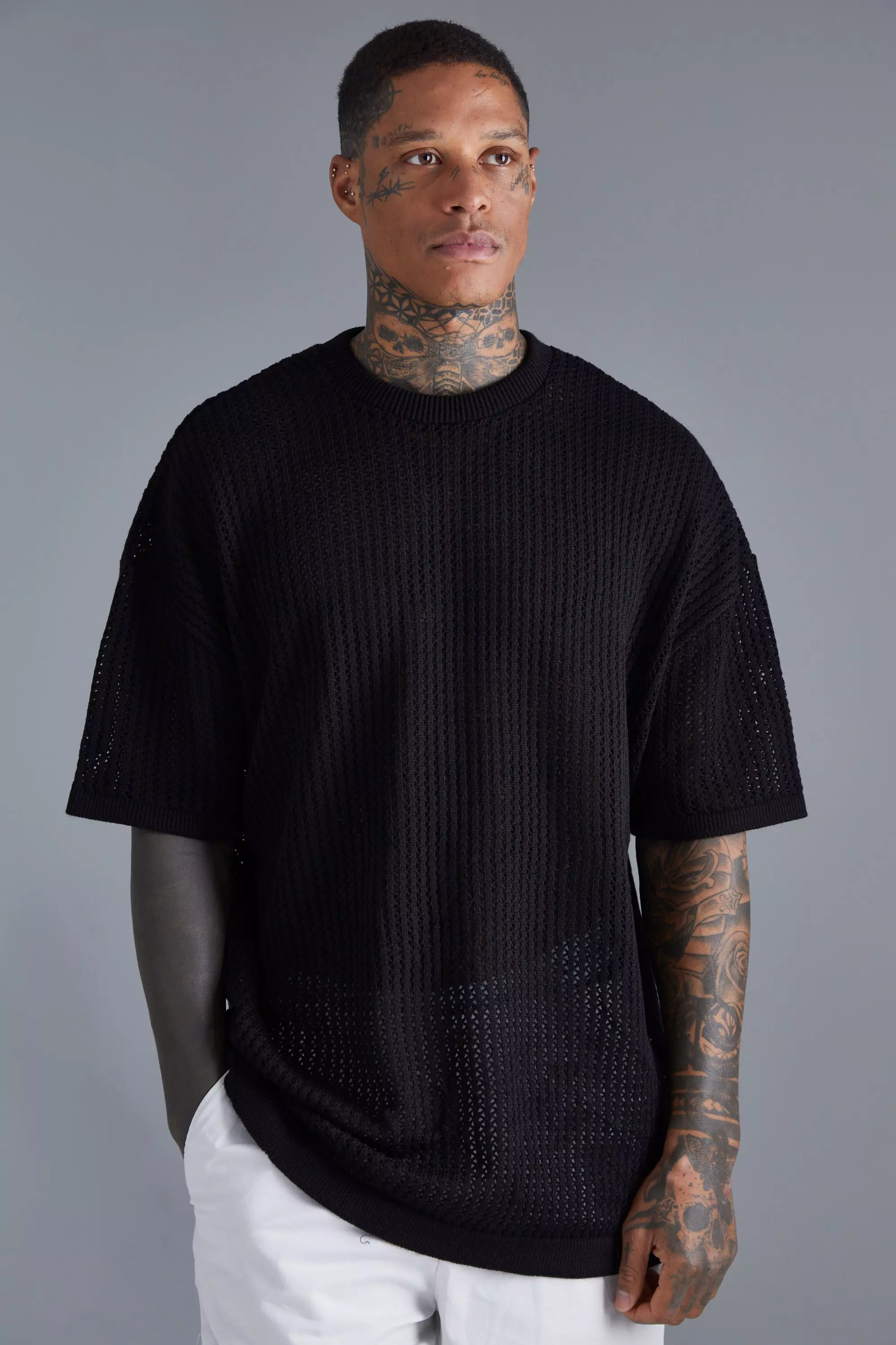 Men's Drop Shoulder T Shirts | boohooMAN USA