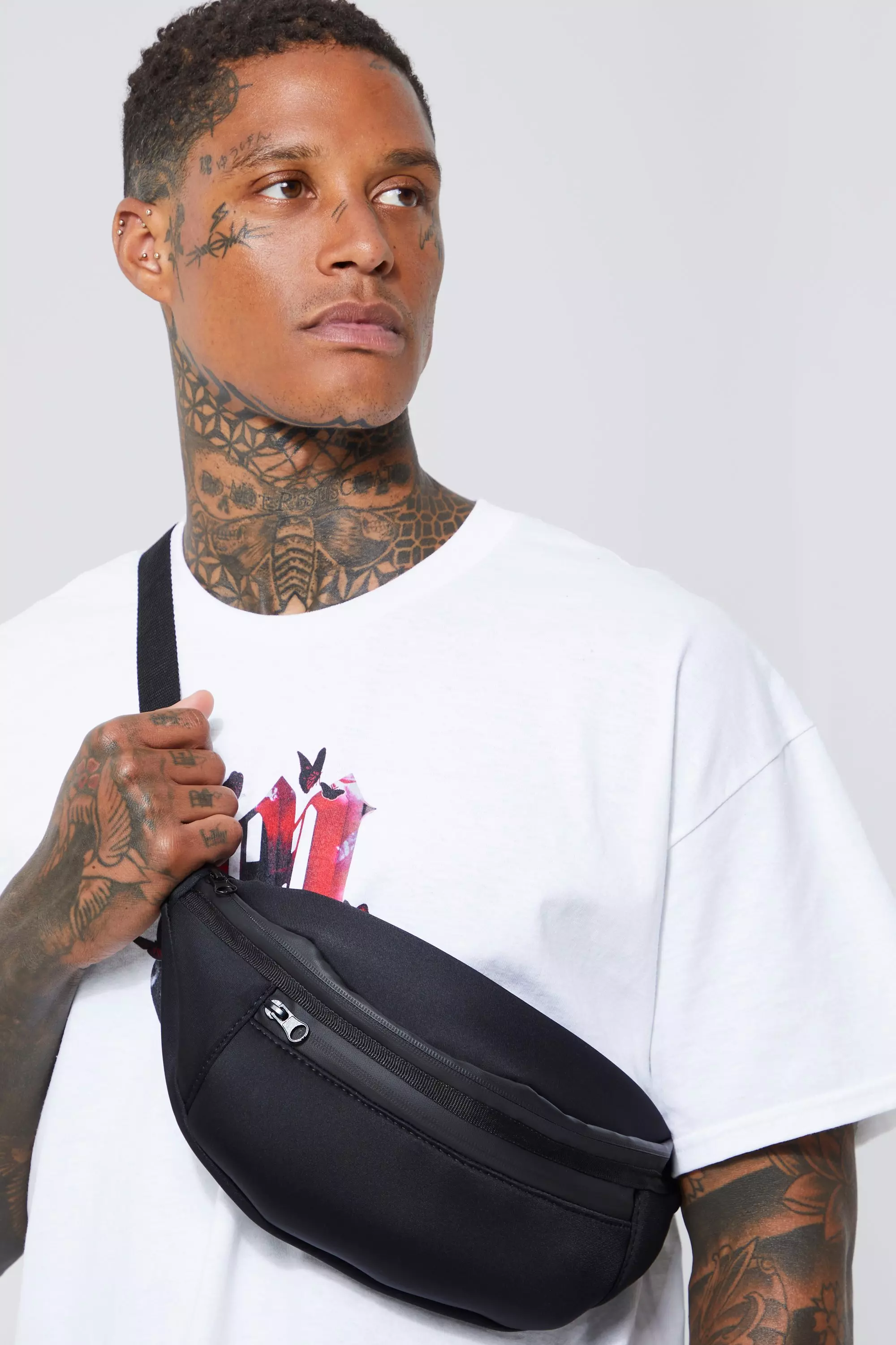 Mens shoulder bum bag online