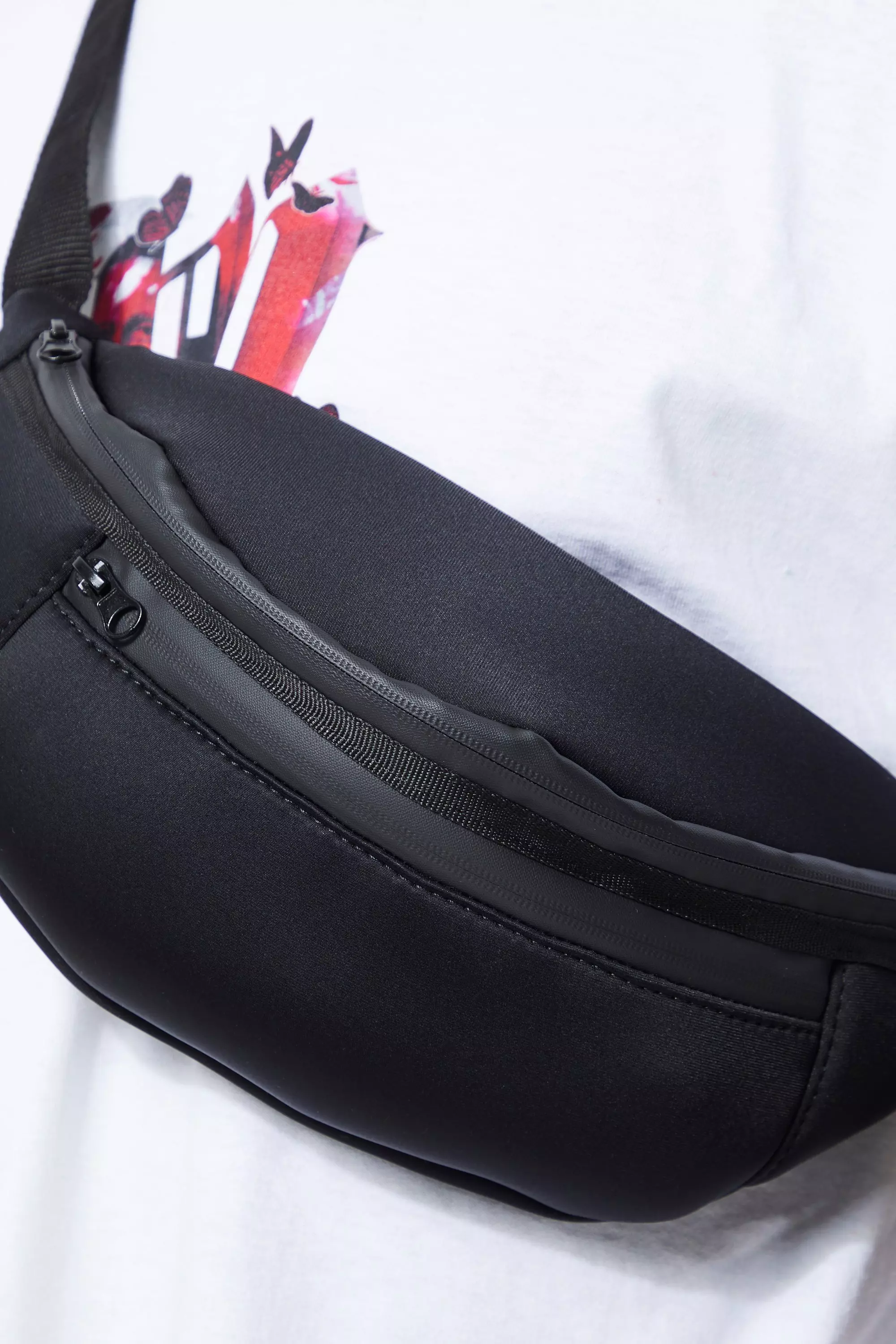 Scuba Cross Body Bum Bag boohooMAN IE