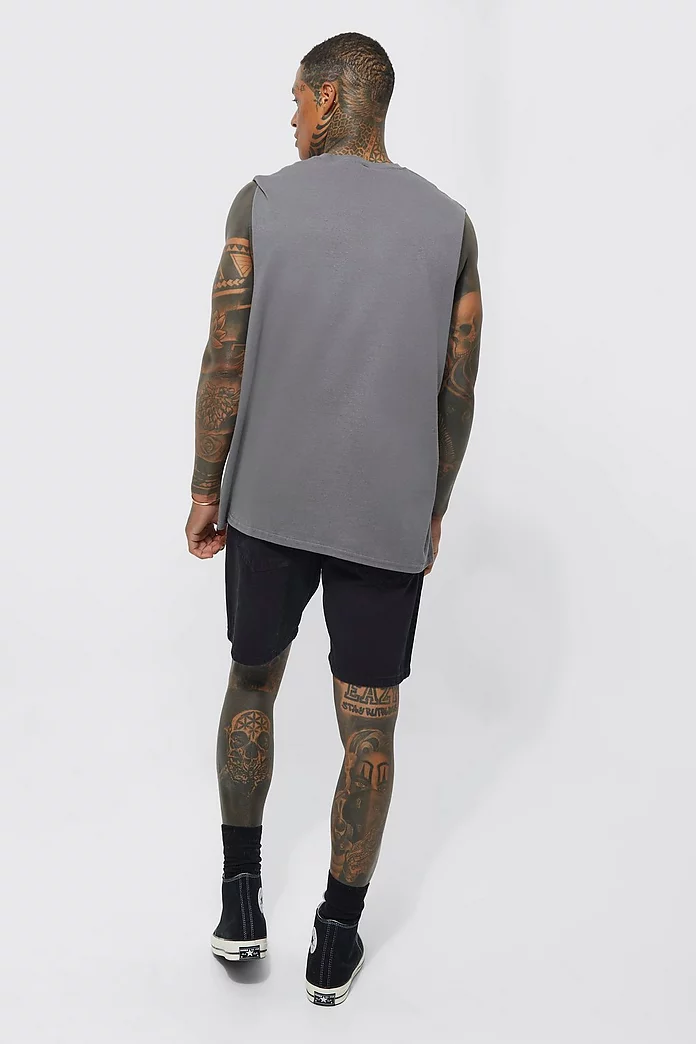 Oversized Nirvana License Tank | boohooMAN USA Oversized Nirvana License Tank | boohooMAN USA