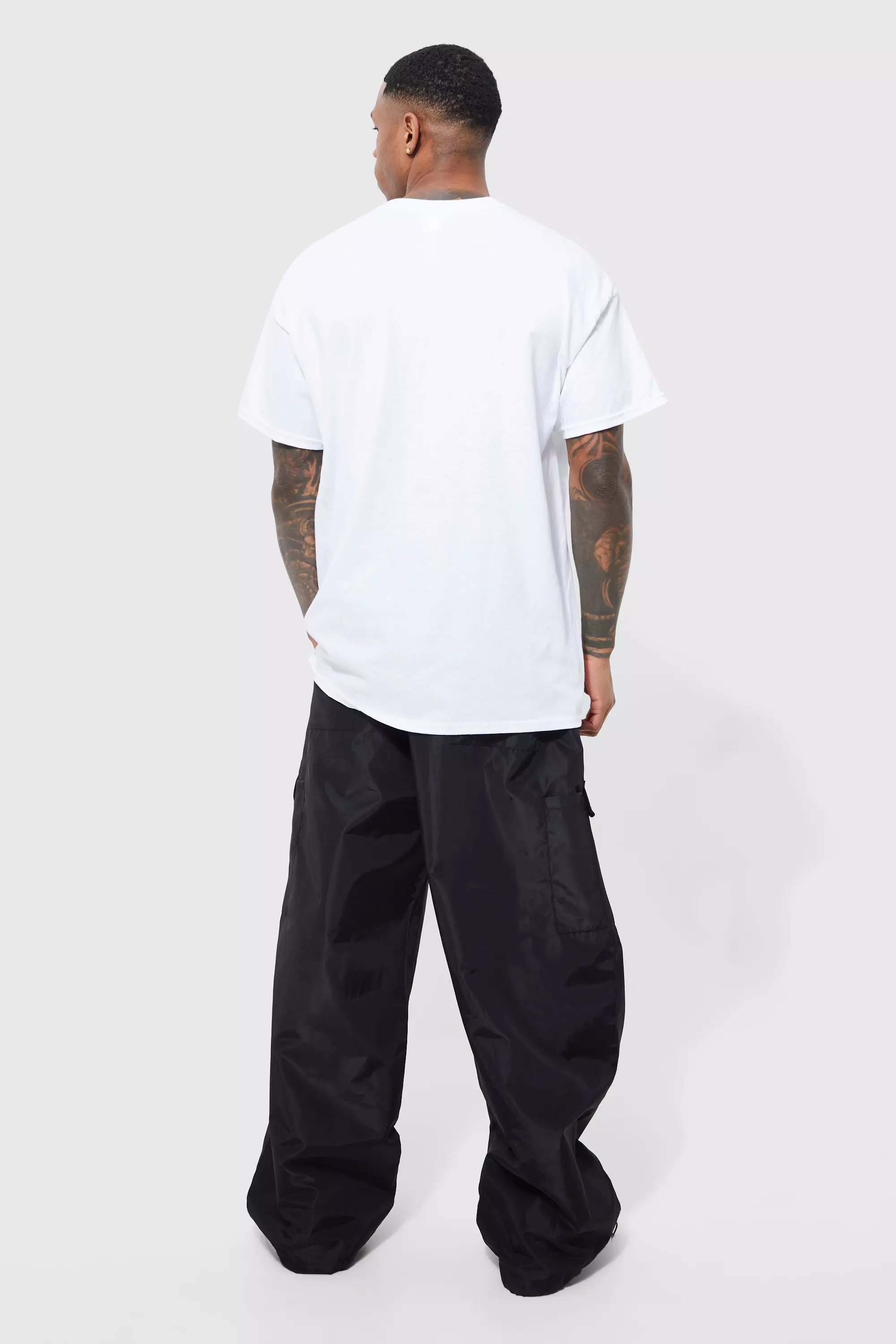 White Oversized Cartoon Network License T-shirt alternative image