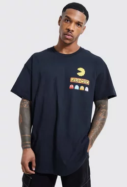 Oversized Pacman License T-shirt Black